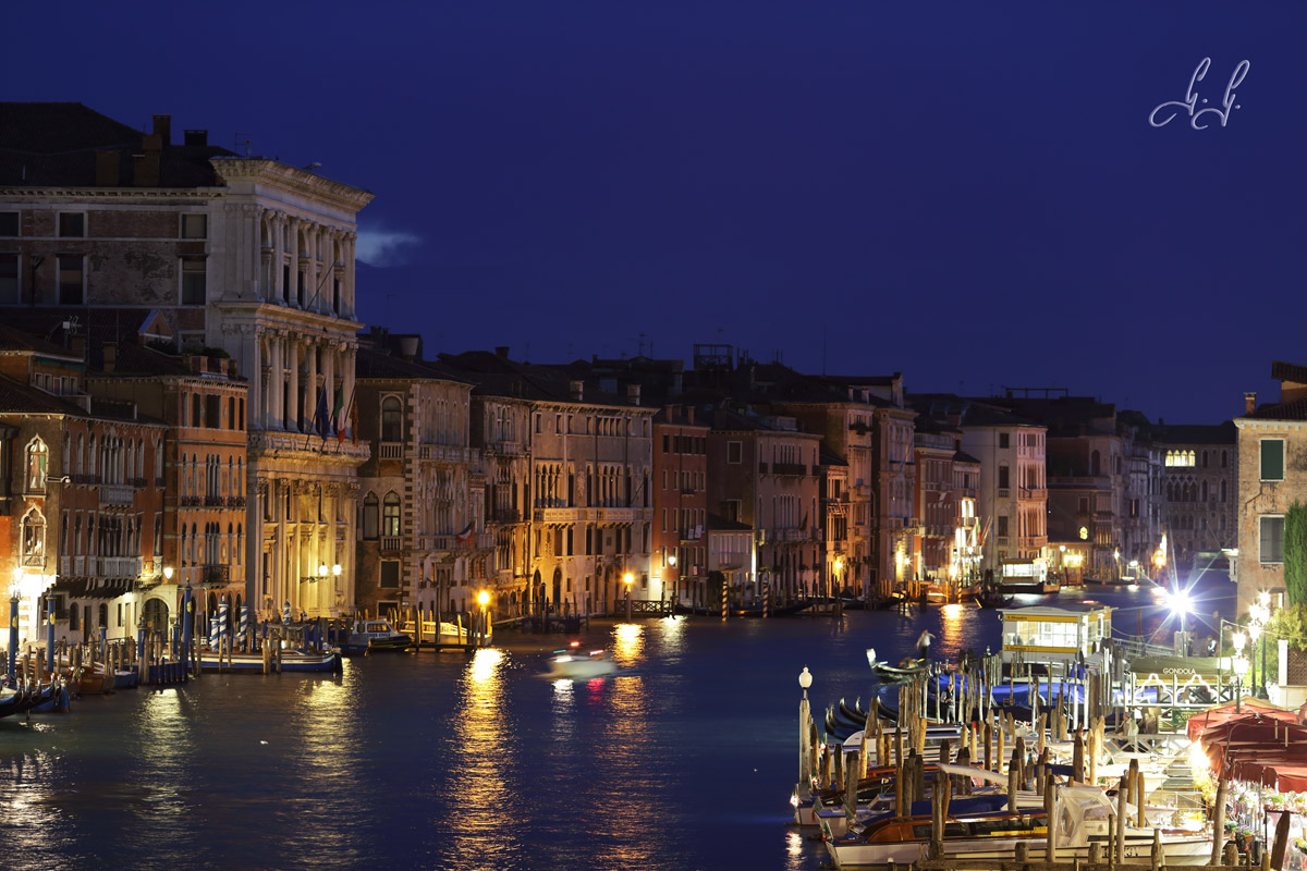 Grand Canal at dusk.