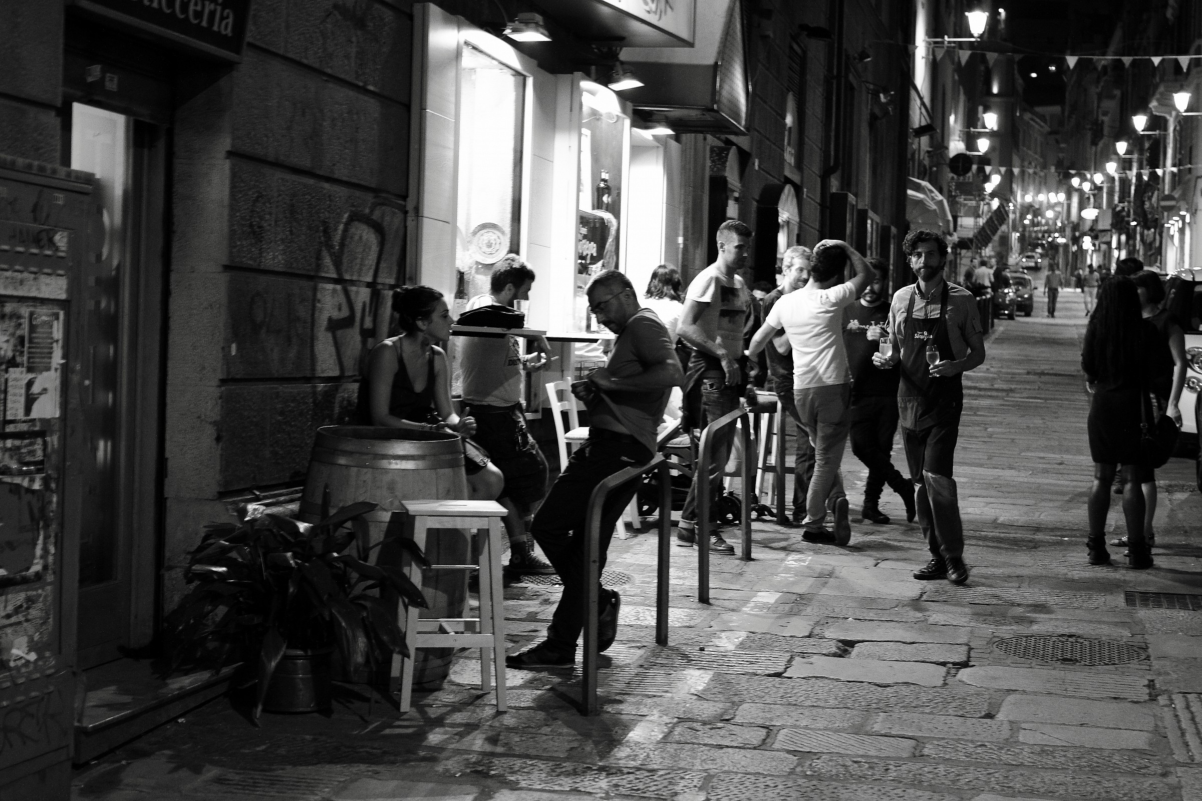 Cagliari by night ai tempi della crisi