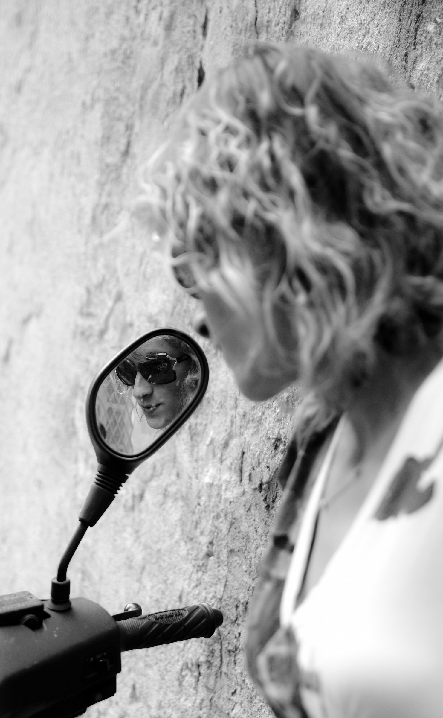 Chiara in the mirror