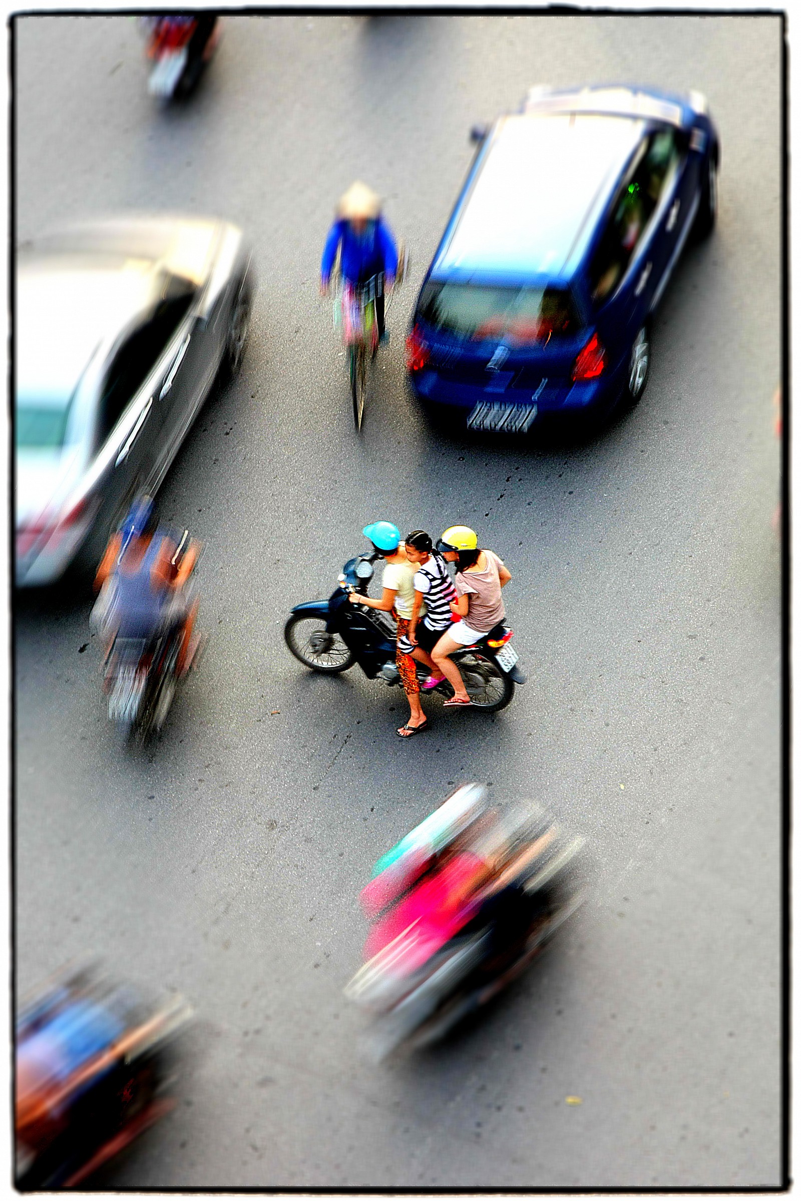 Hanoi traffic jam