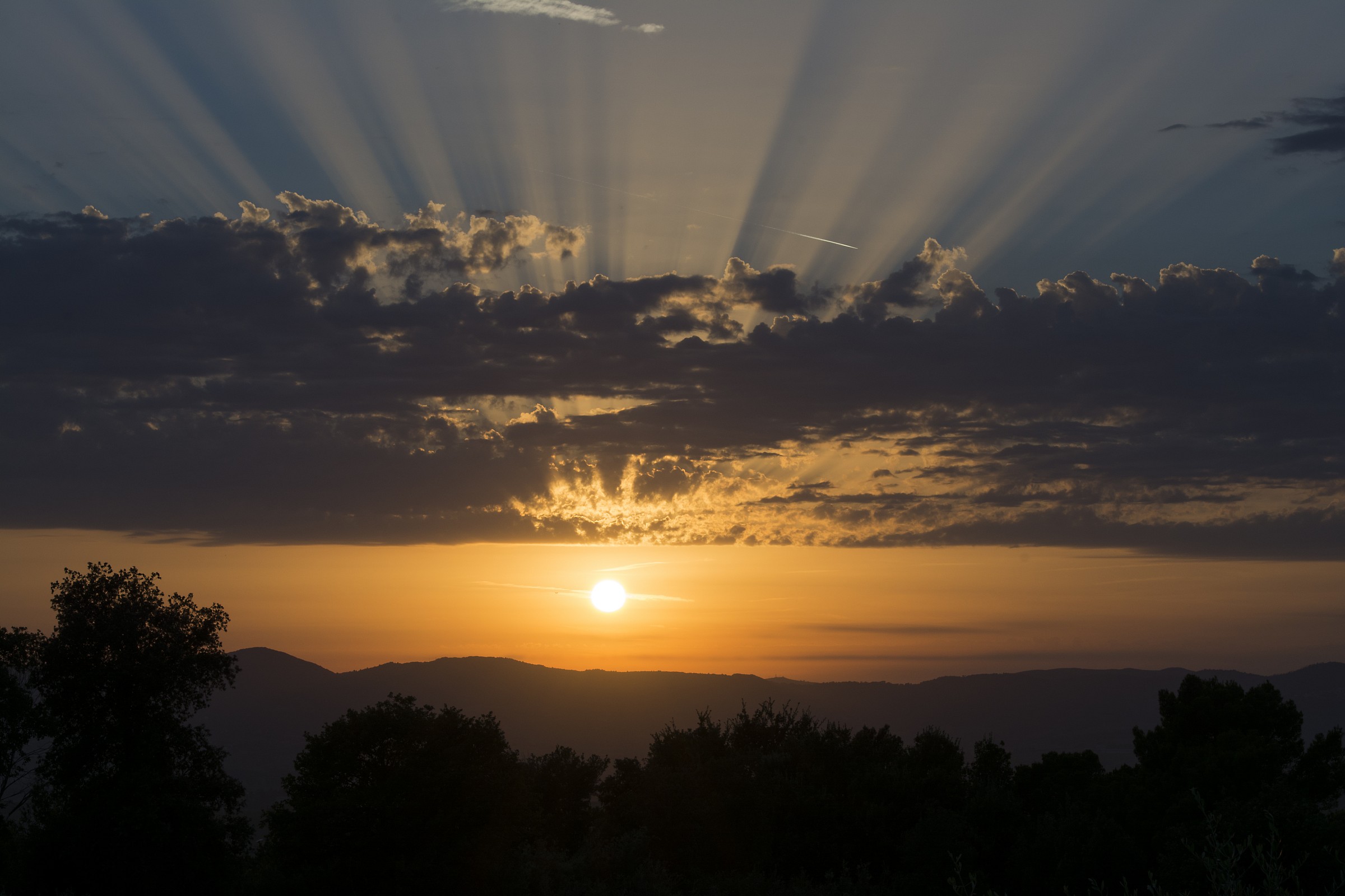tramonto toscano - pomaia