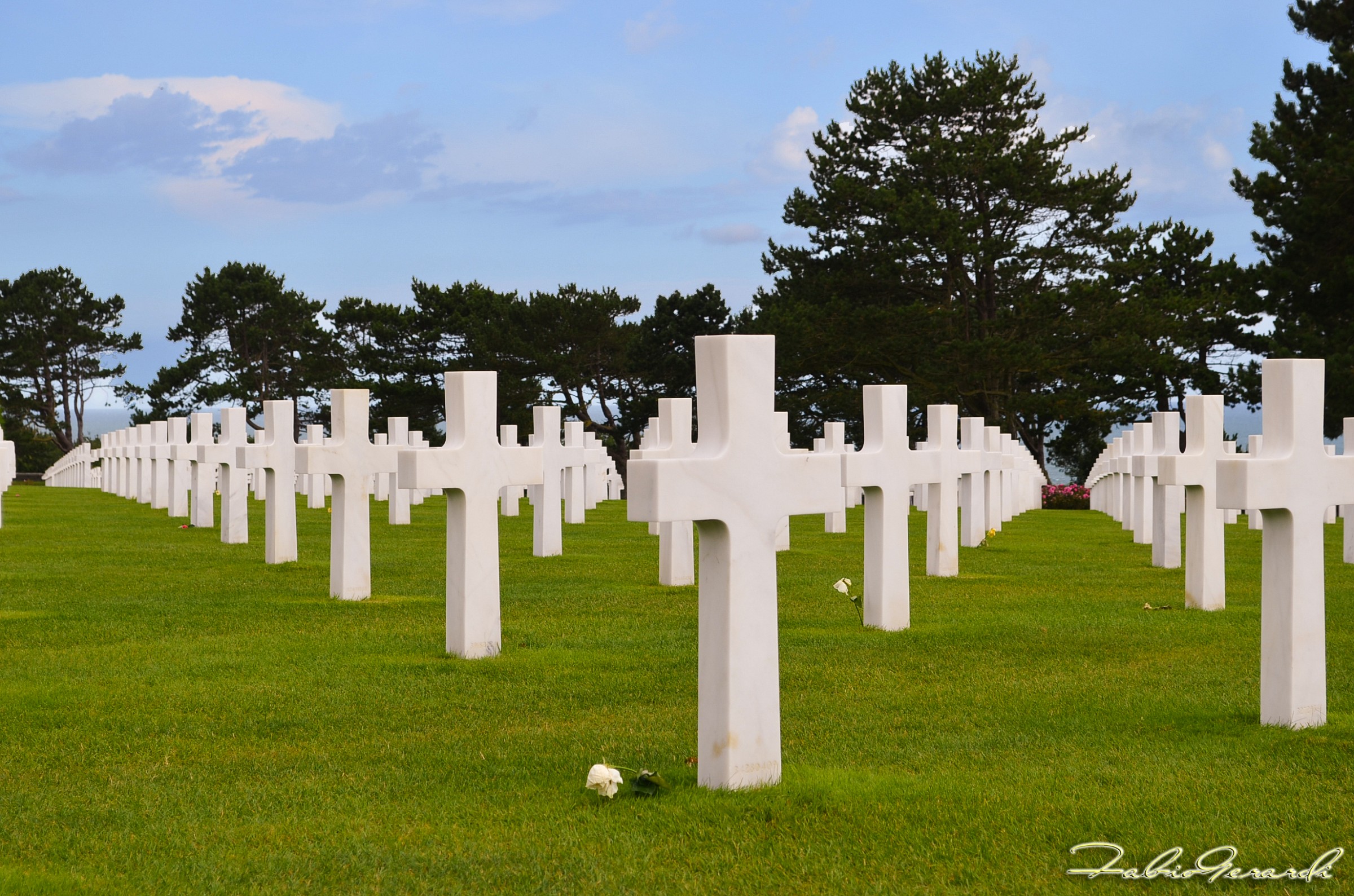 American Cemetery in Omaha Beach