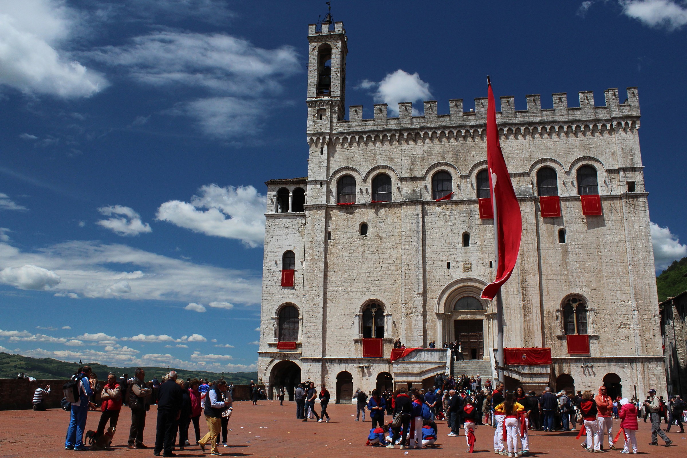 Festa dei Ceri in Gubbio Palazzo del Podesta