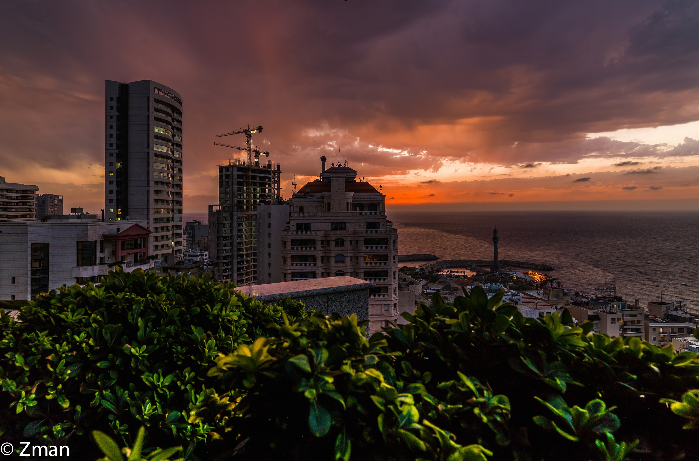 Ho dovuto girare questo Sunset from our Window