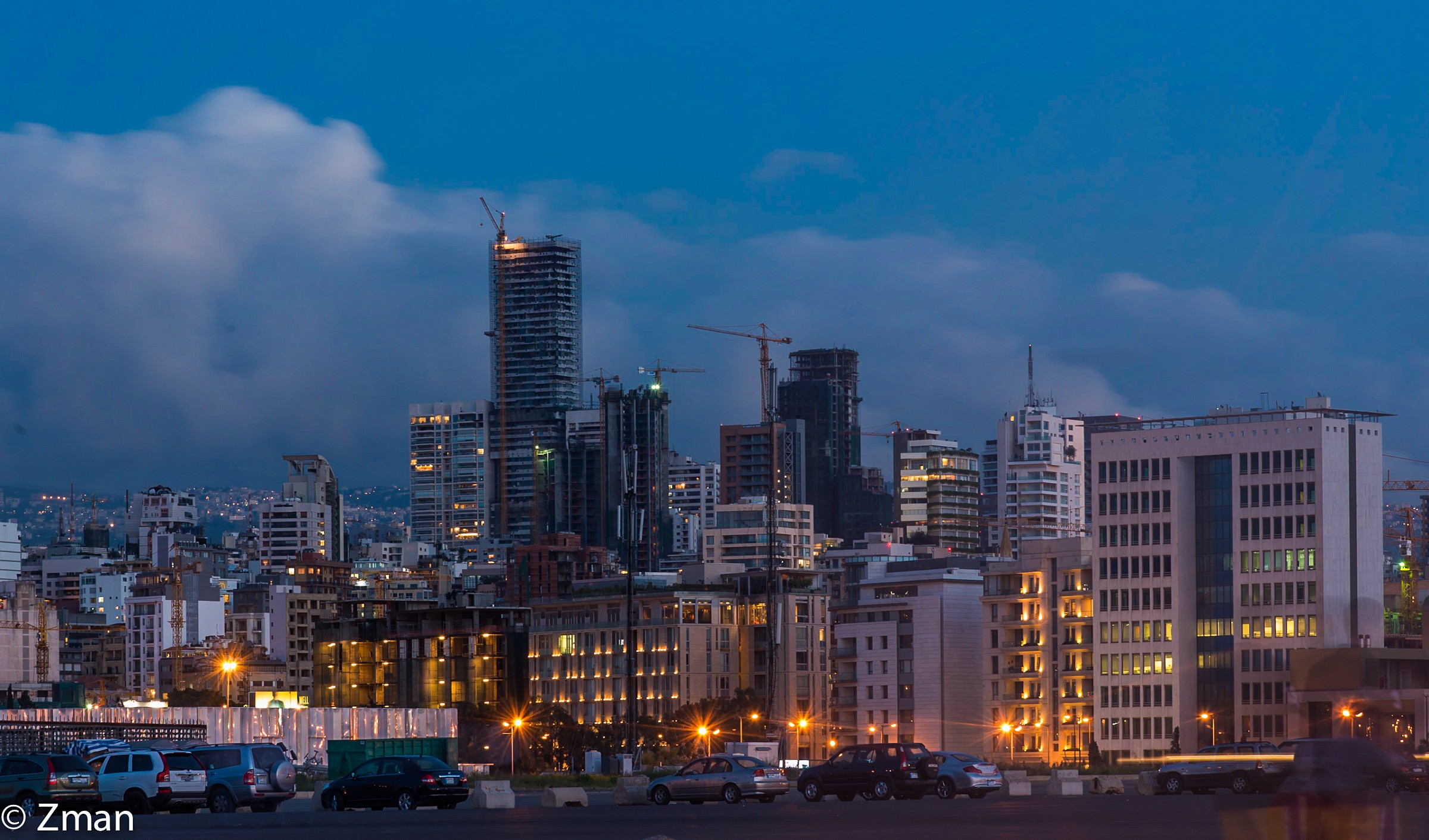 Beirut City Centre at Night