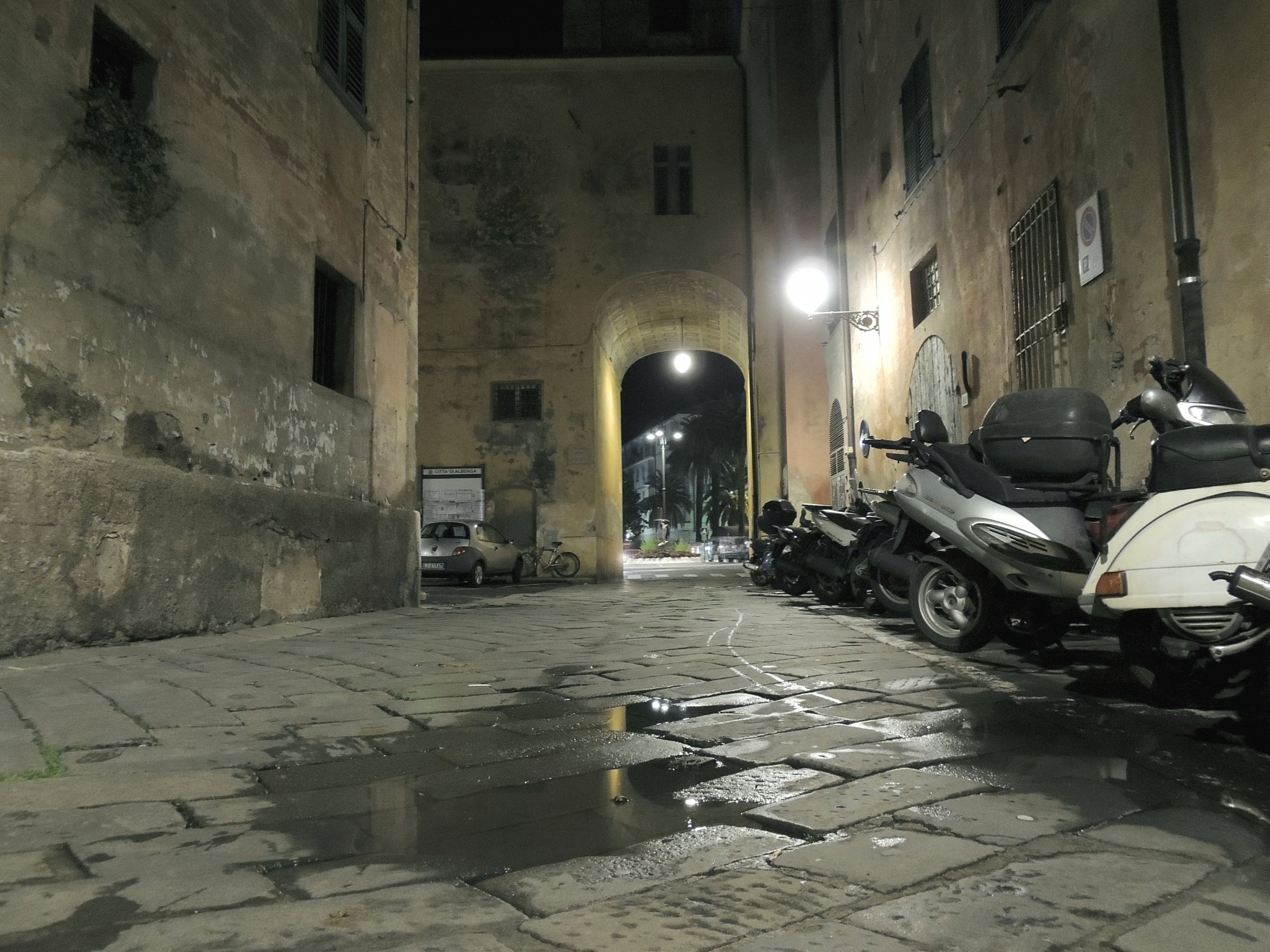 Scorcio in albenga dopo la pioggia