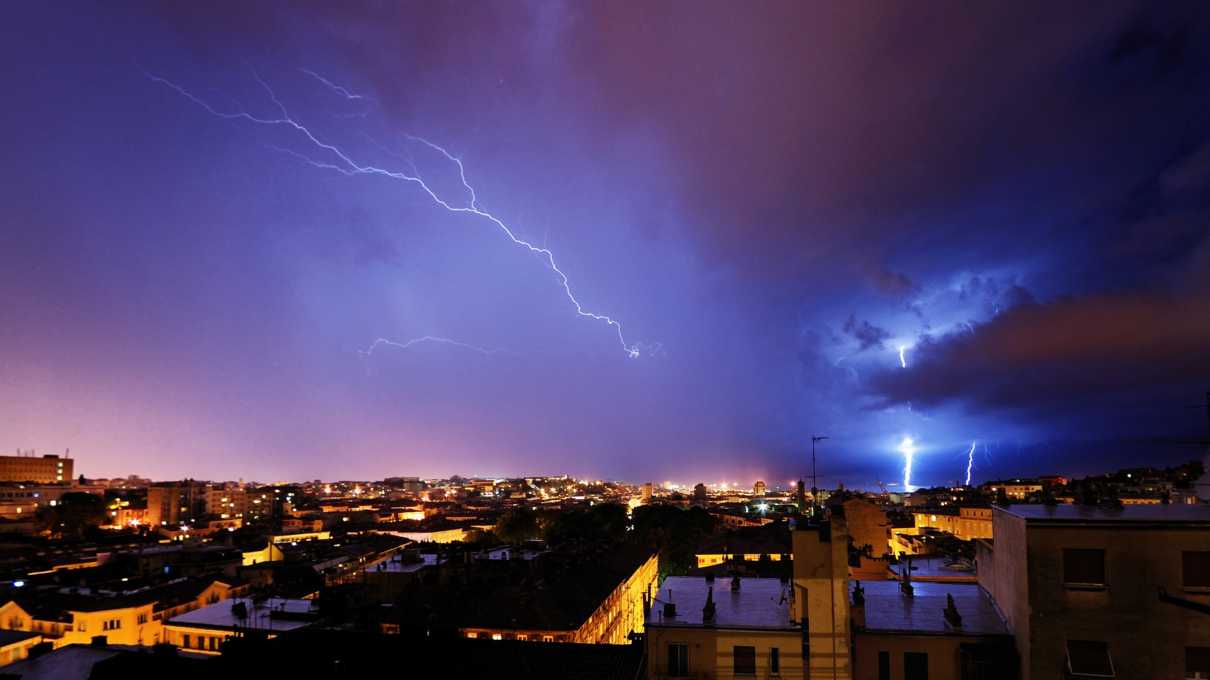 fulmini a trieste 14 ottobre 2014