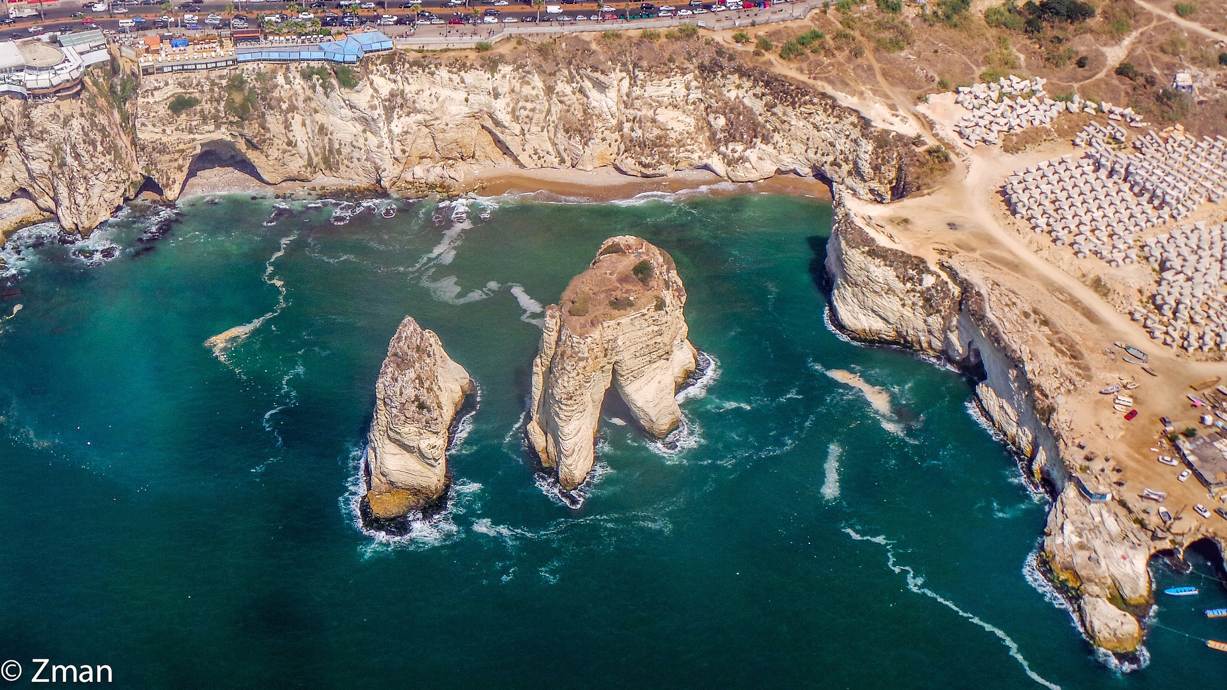 Pigeon Rock from the Air