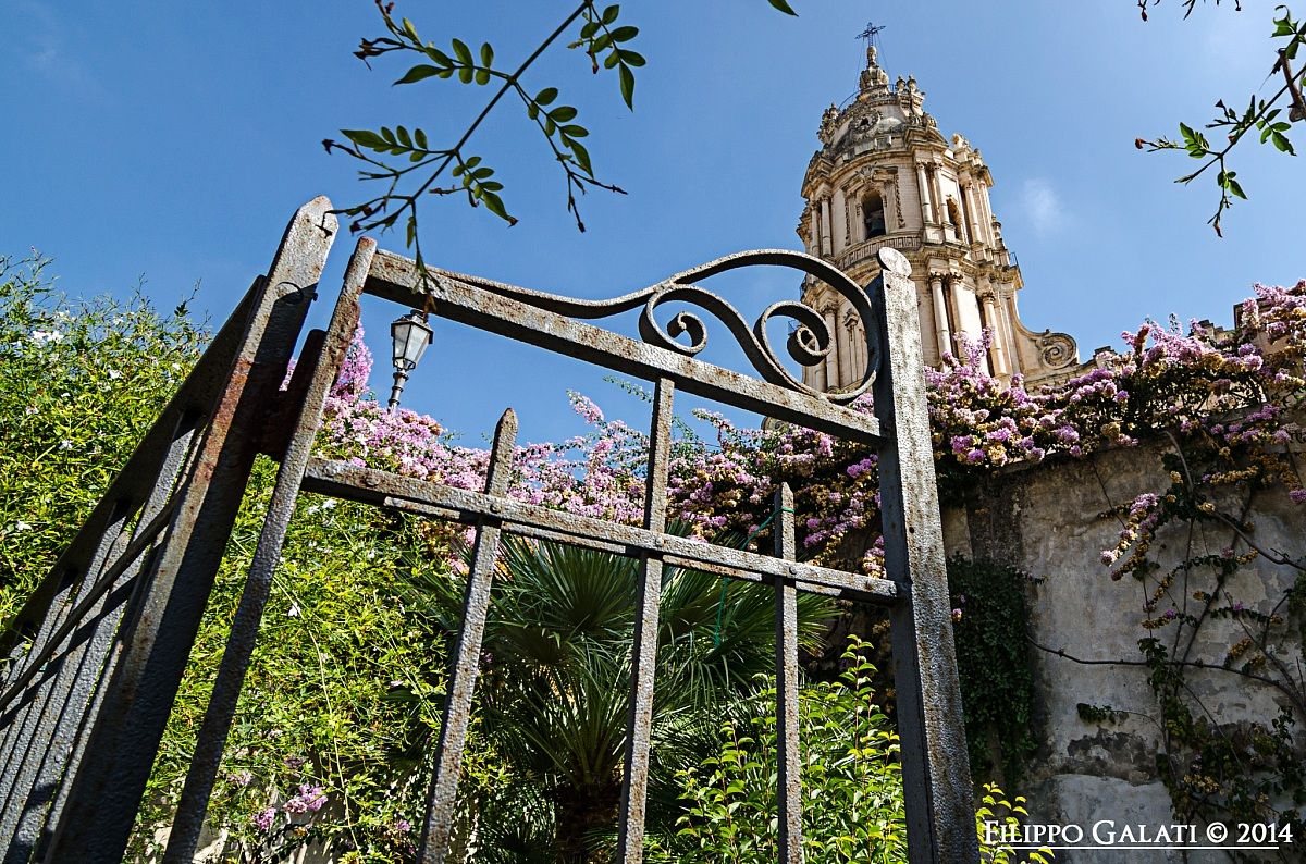 Il giardino della chiesa di S. Giorgio