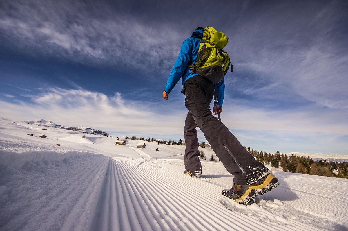 camminata sulla neve