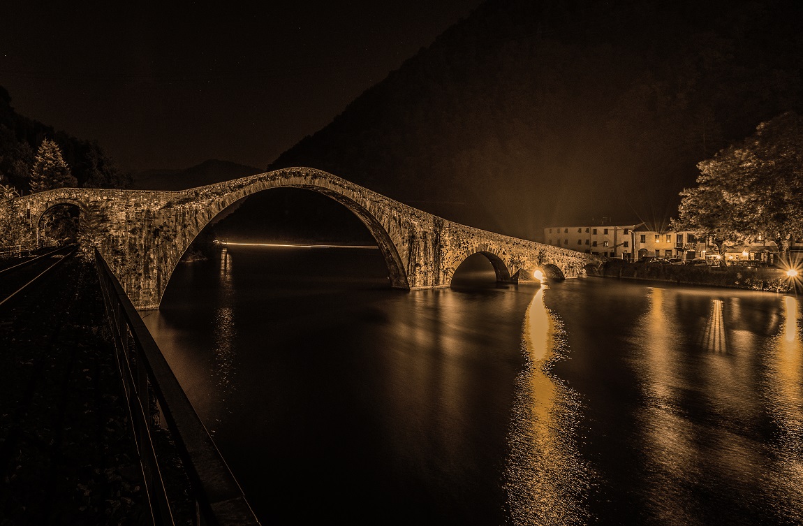 Ponte del diavolo a Borgo A Mozzano/Lucca/