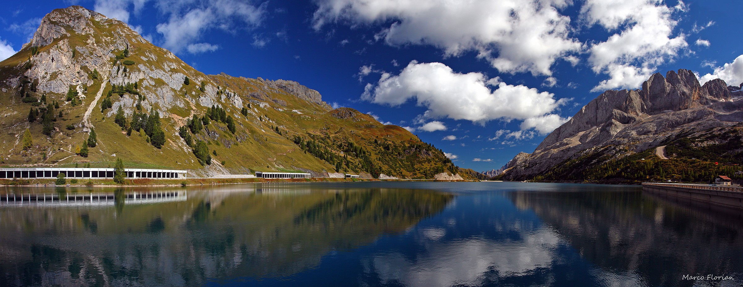 Overview Lake Fedaia