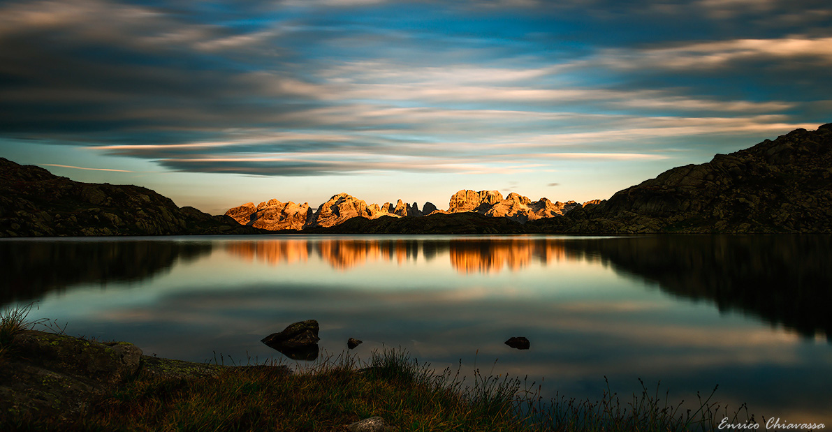 Brenta Dolomites from Lake Nero