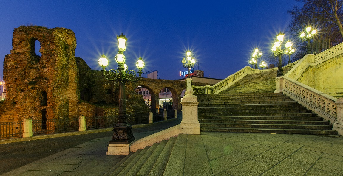 stairs to Montagnola Park - Ramp L. Serra Maggiore