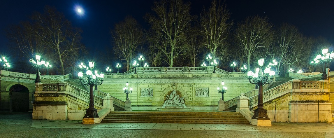 stairs to the Park Montagnola - Bologna