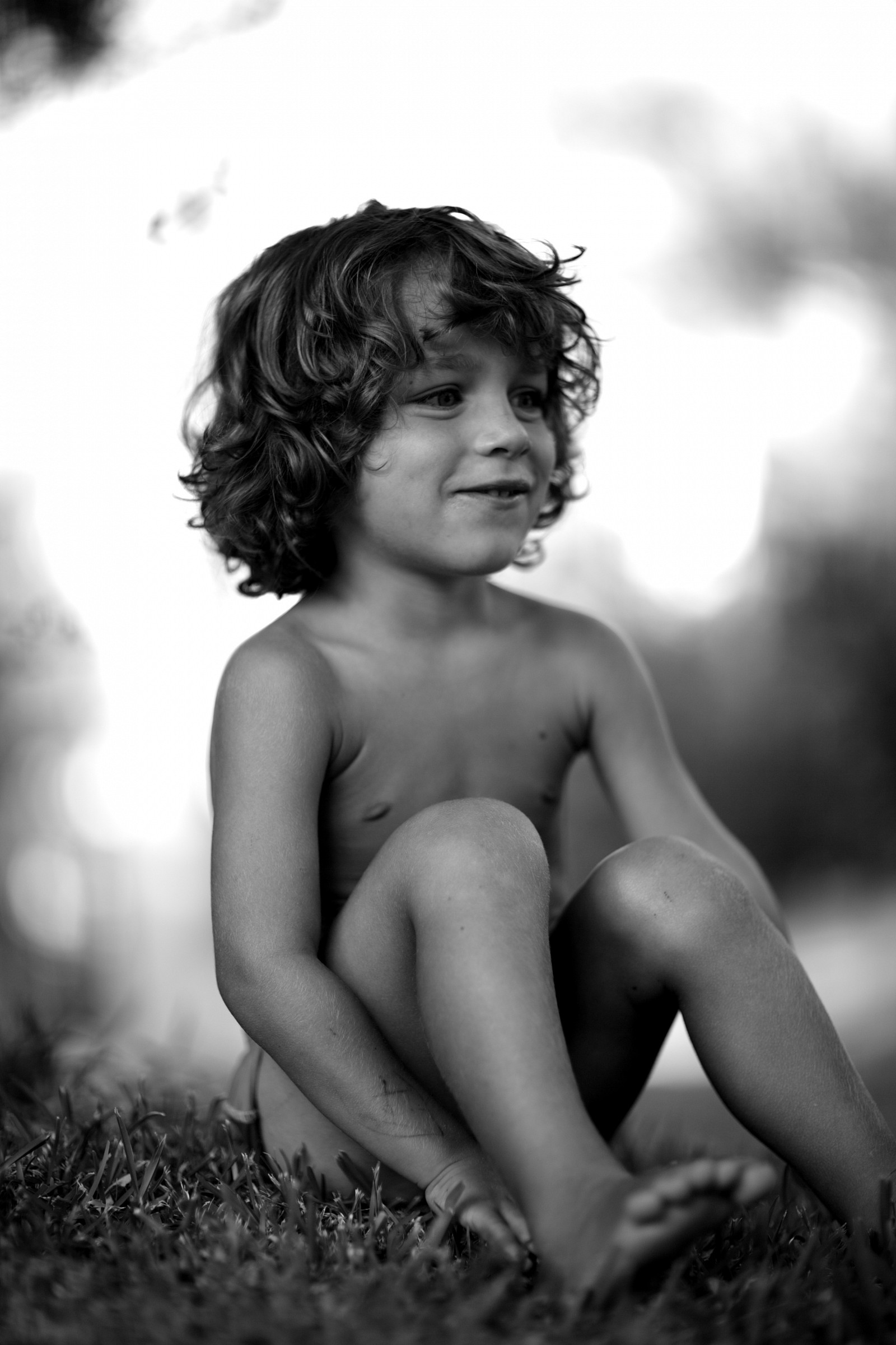 watercolor in black and white