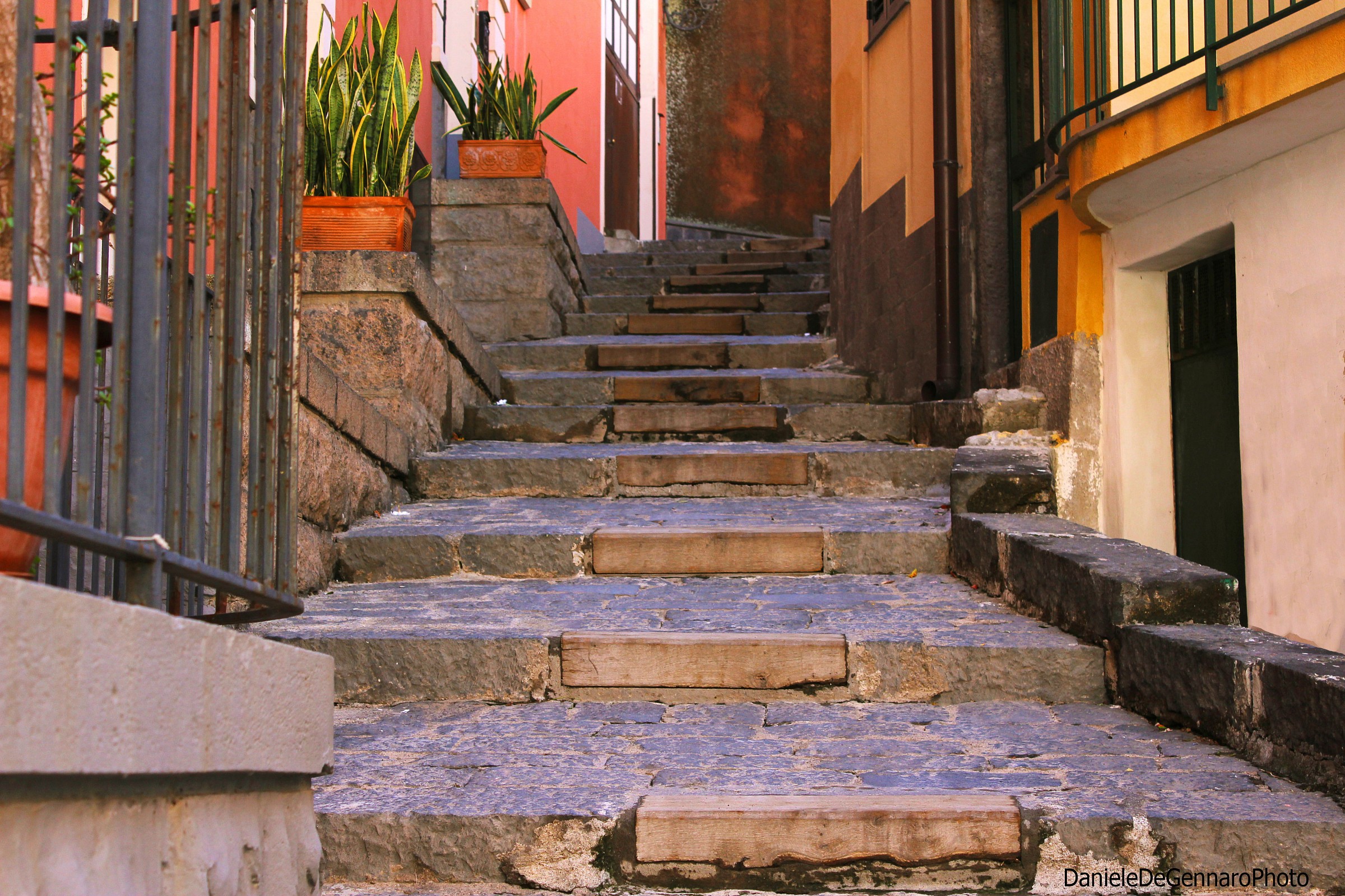 A horizontal to a vertical