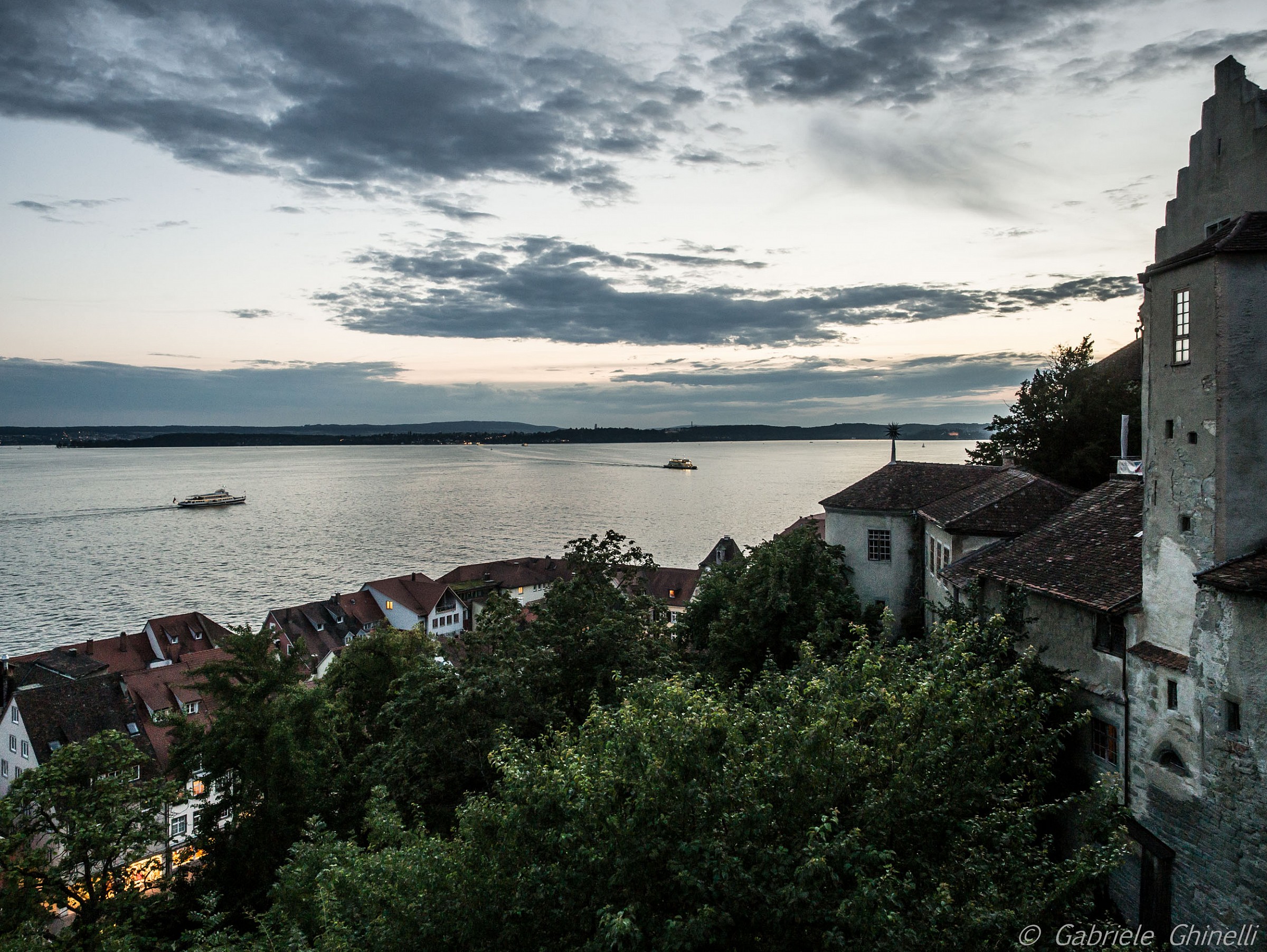 Lago di Costanza, dal castello di Meersburg