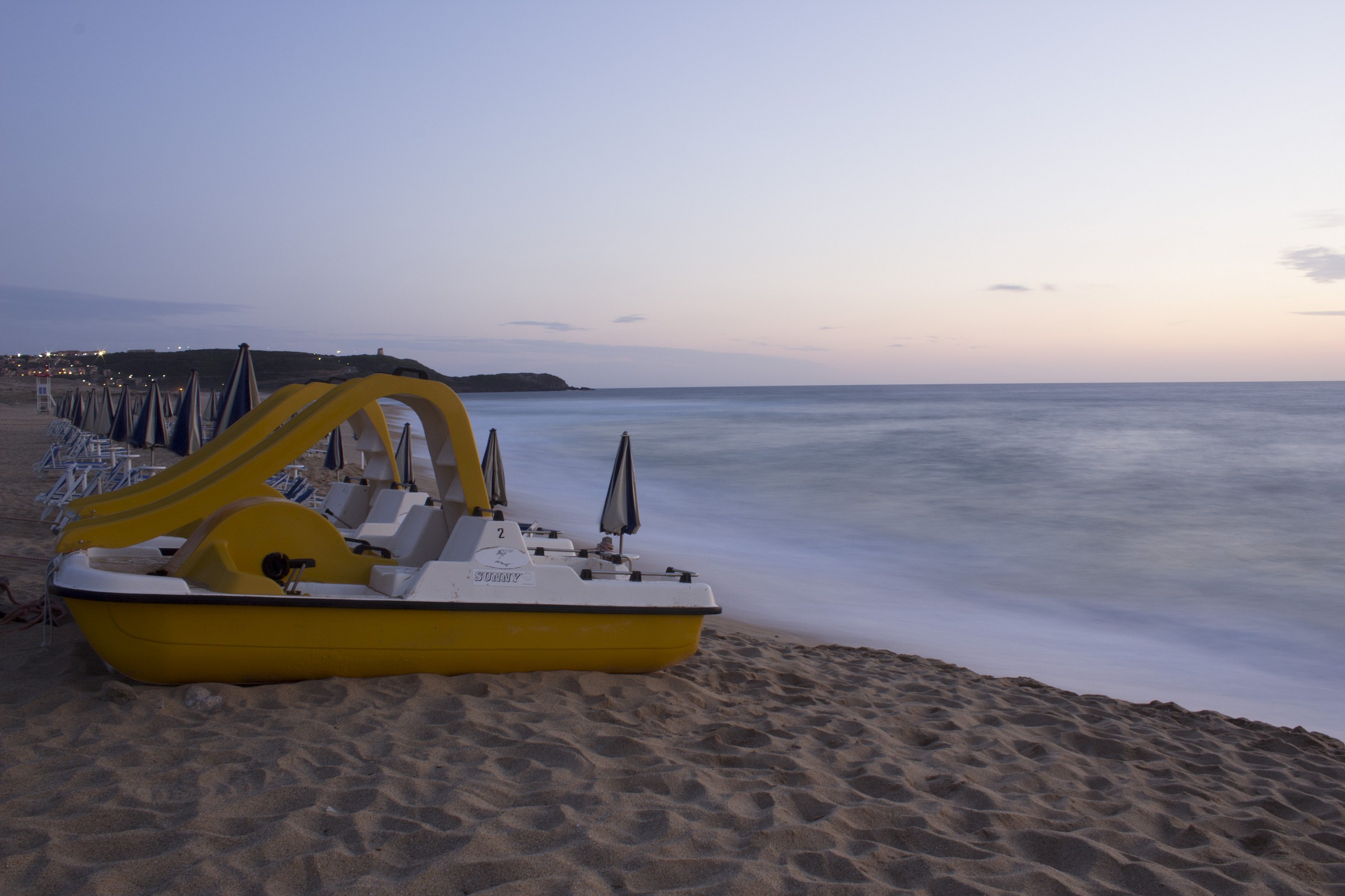 The end of the paddle boats ...