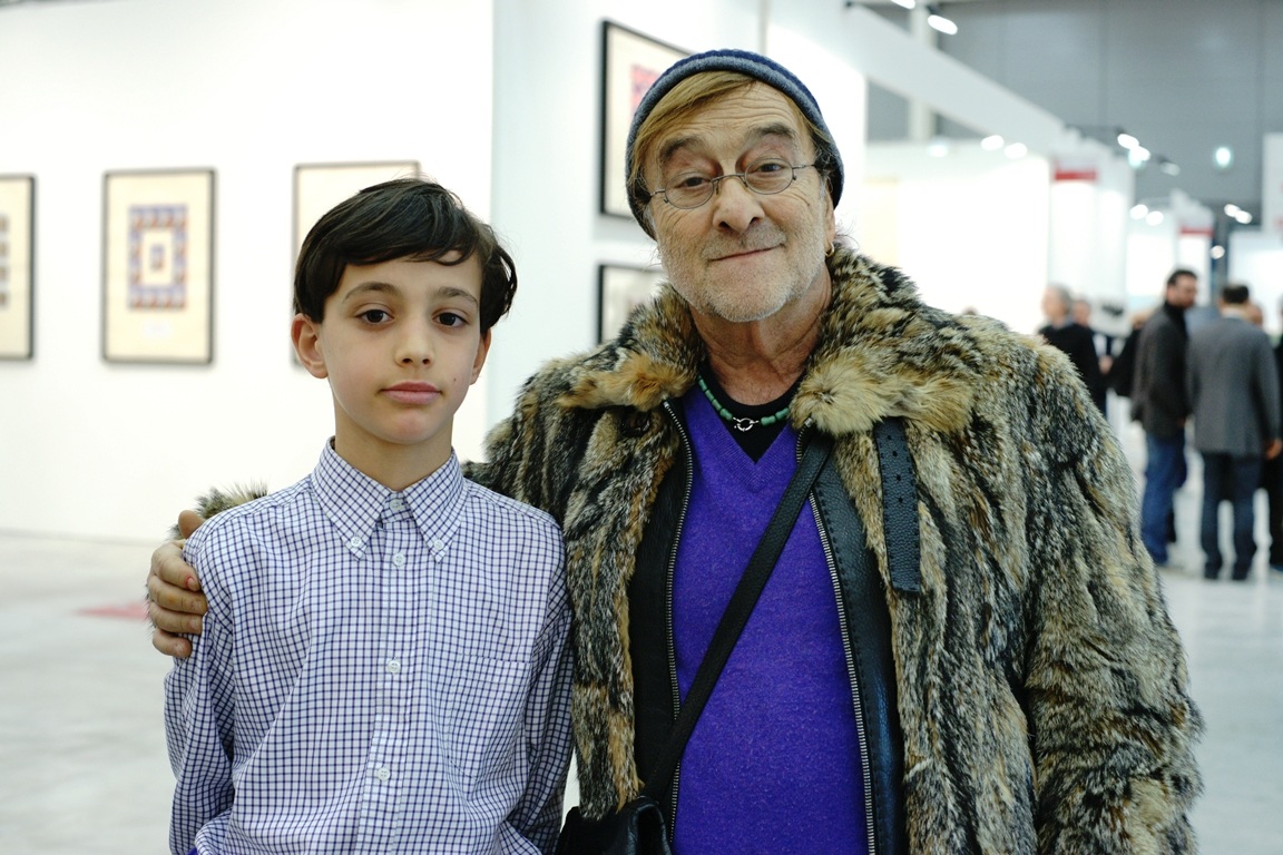 my son with great and unforgettable Lucio Dalla