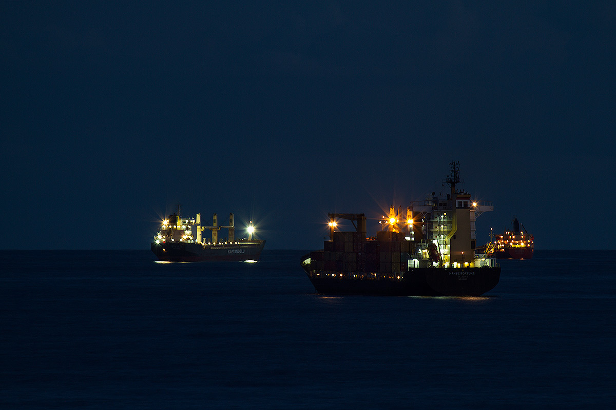 In the midst of the sea ...