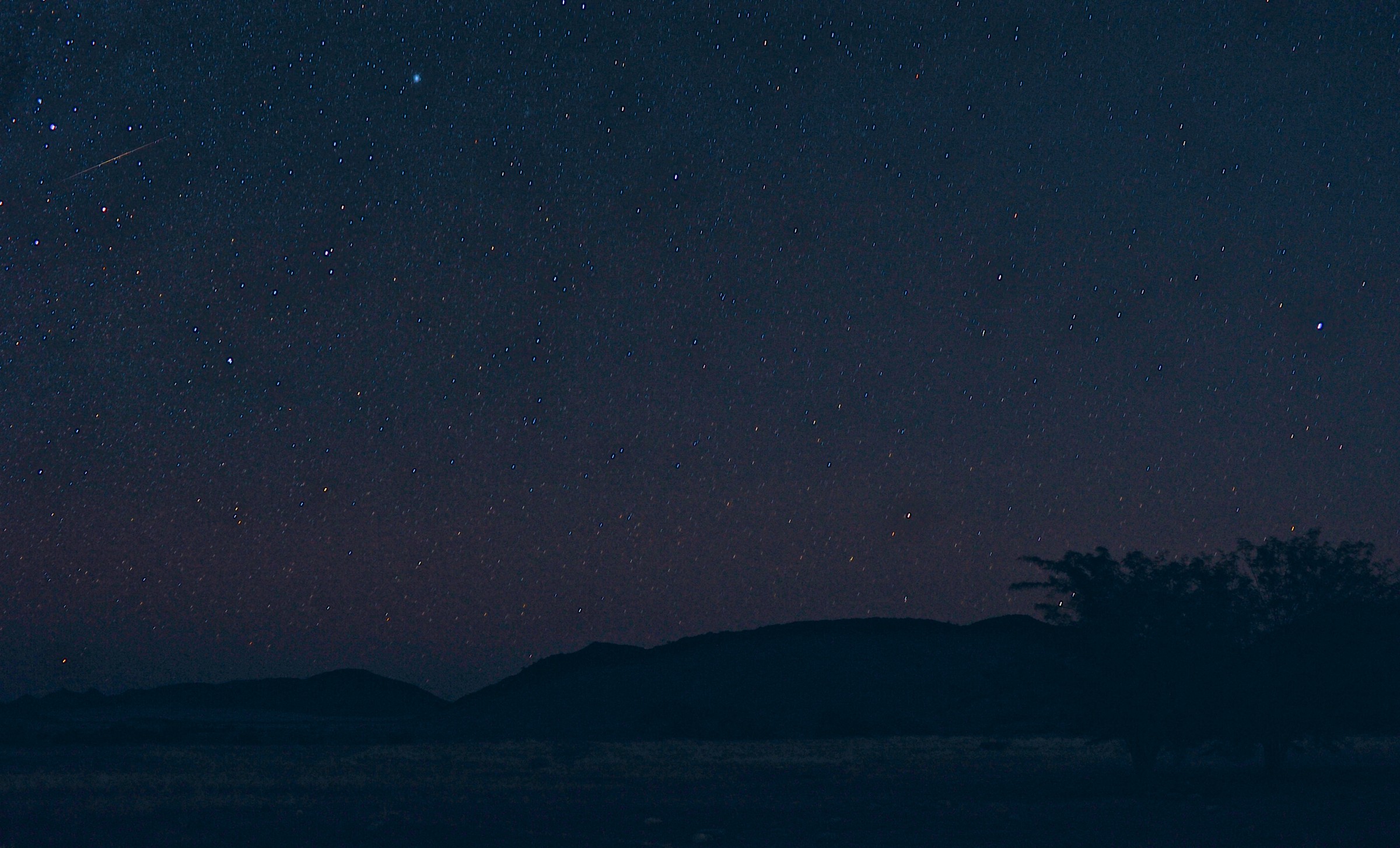 Namib desert, cielo stellato