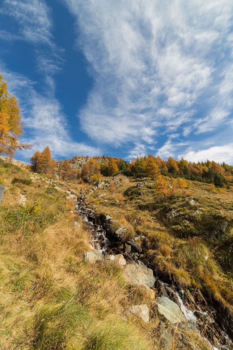 Waterfall on the Mont Avic