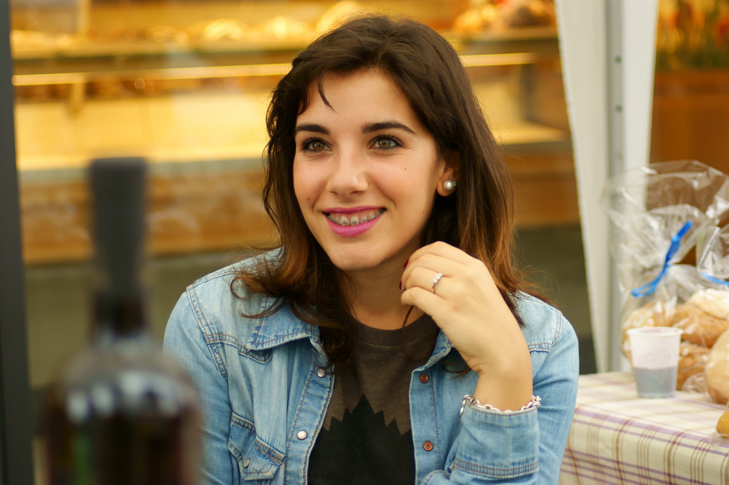 mia figlia in un momento di spensieratezza...