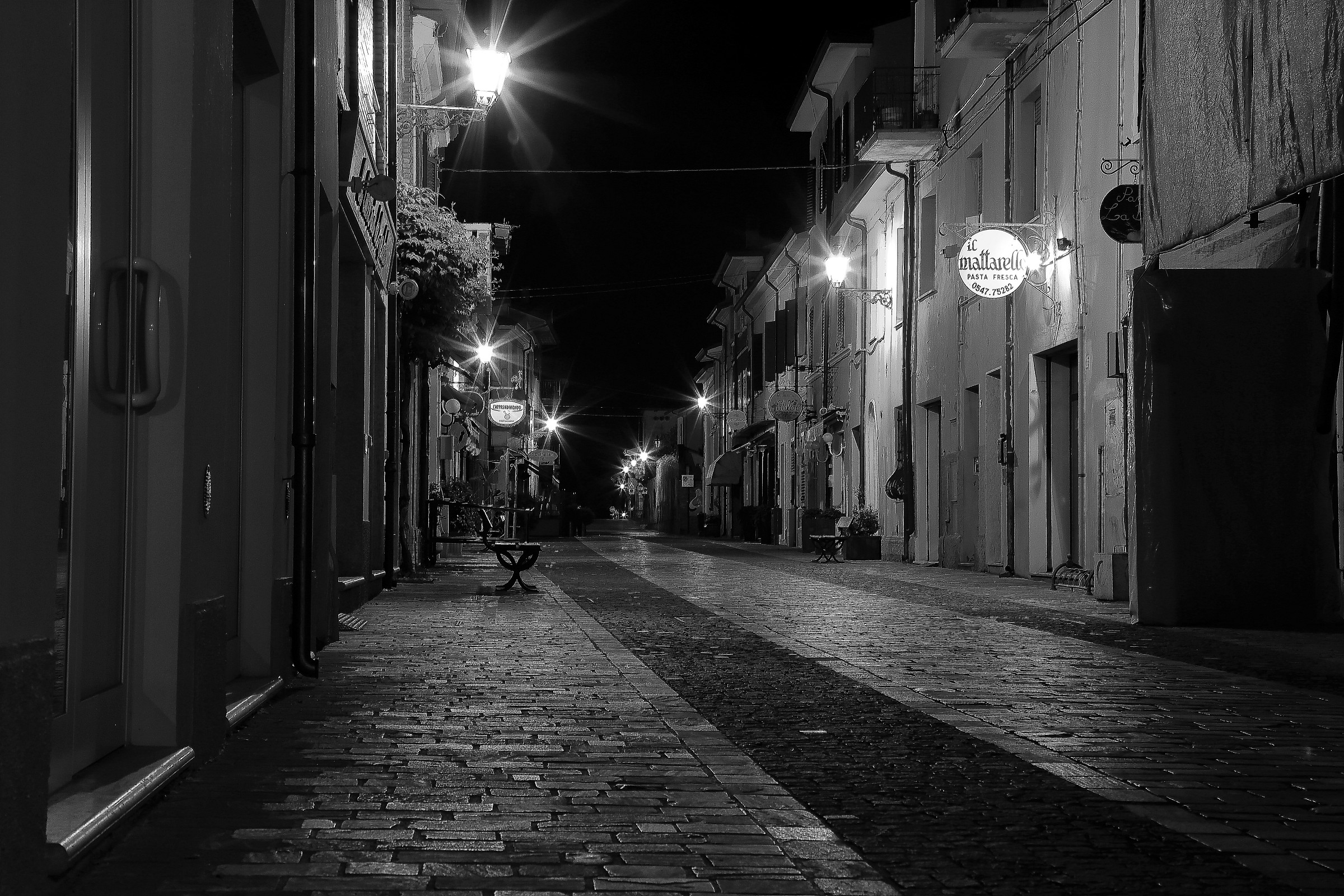 For the desolate streets