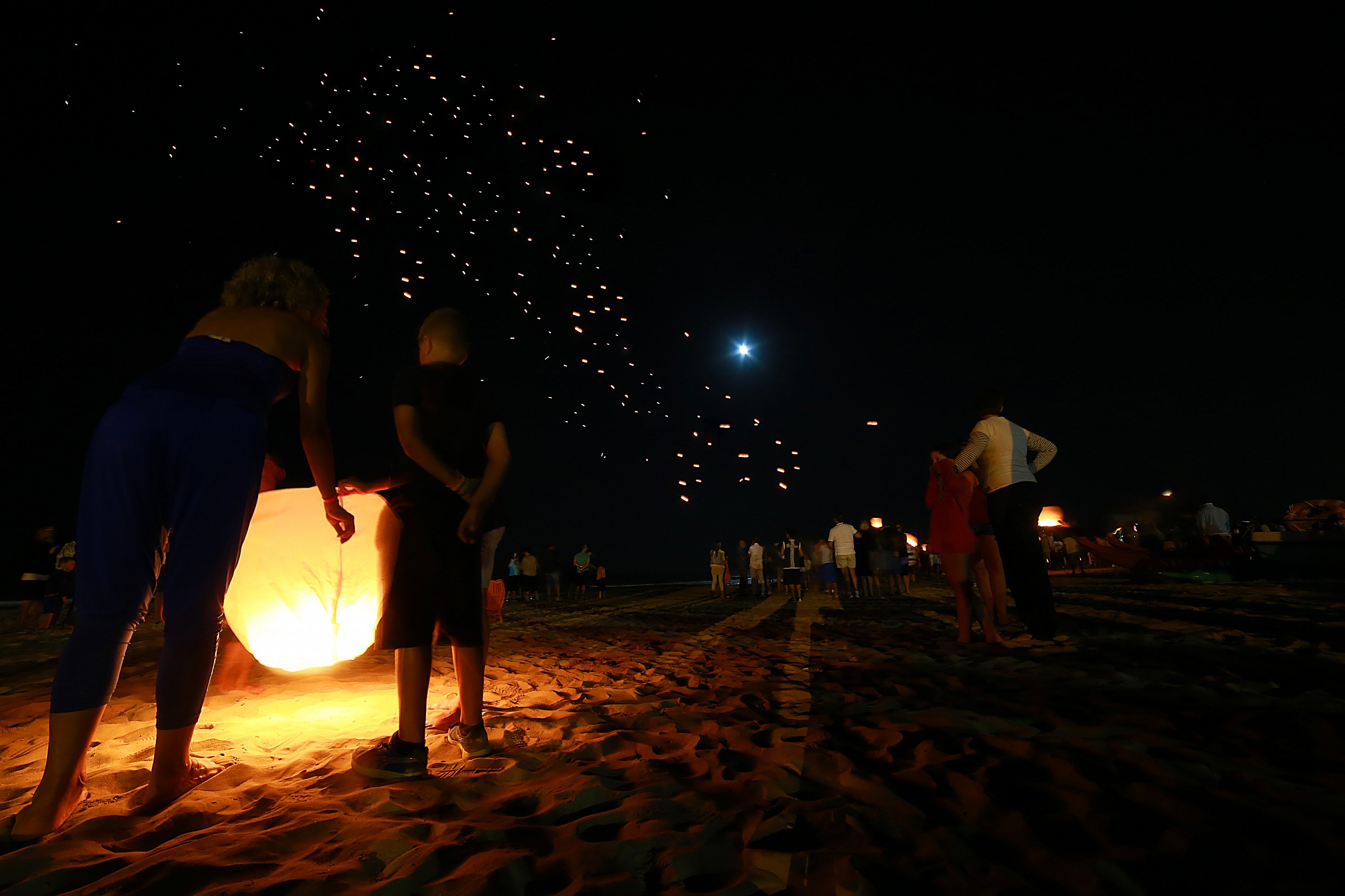 Una notte piena di luci