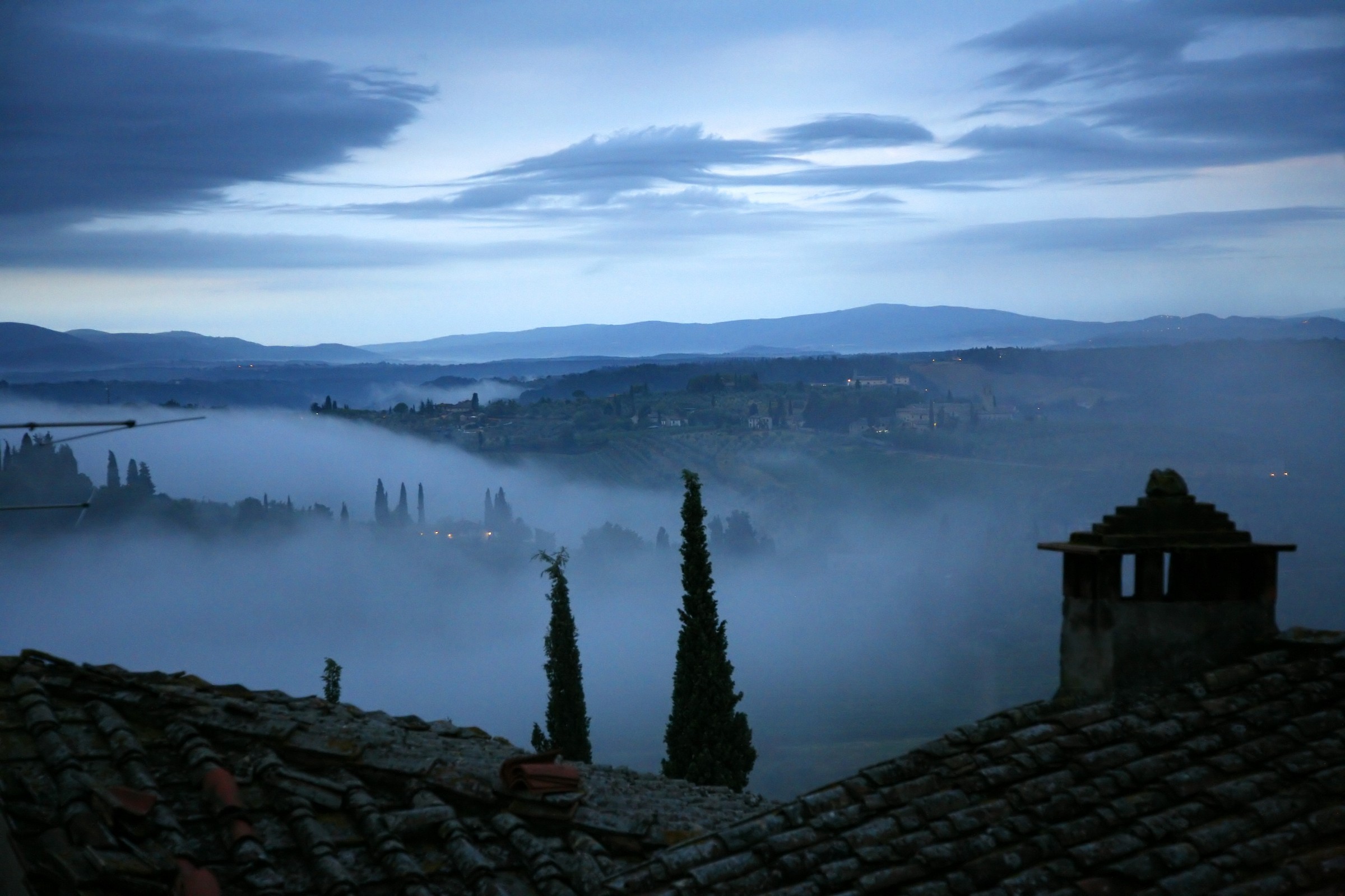 Sunrise in Val d'Elsa