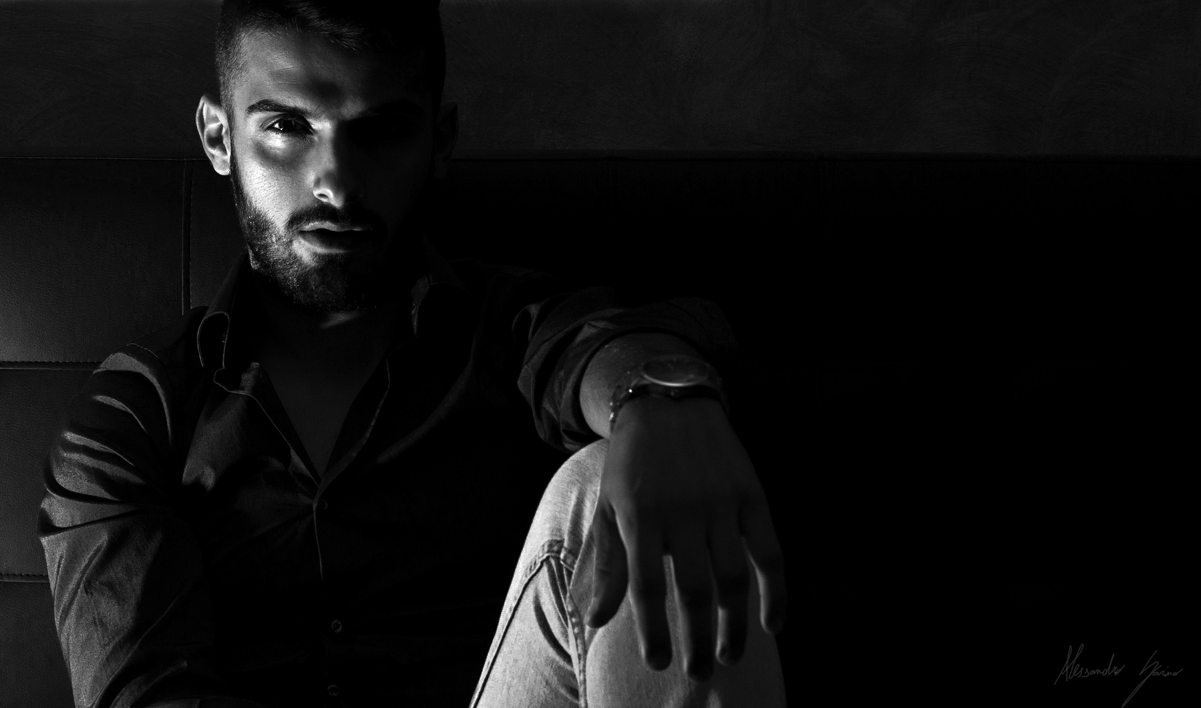 Self-Portrait in the Dark