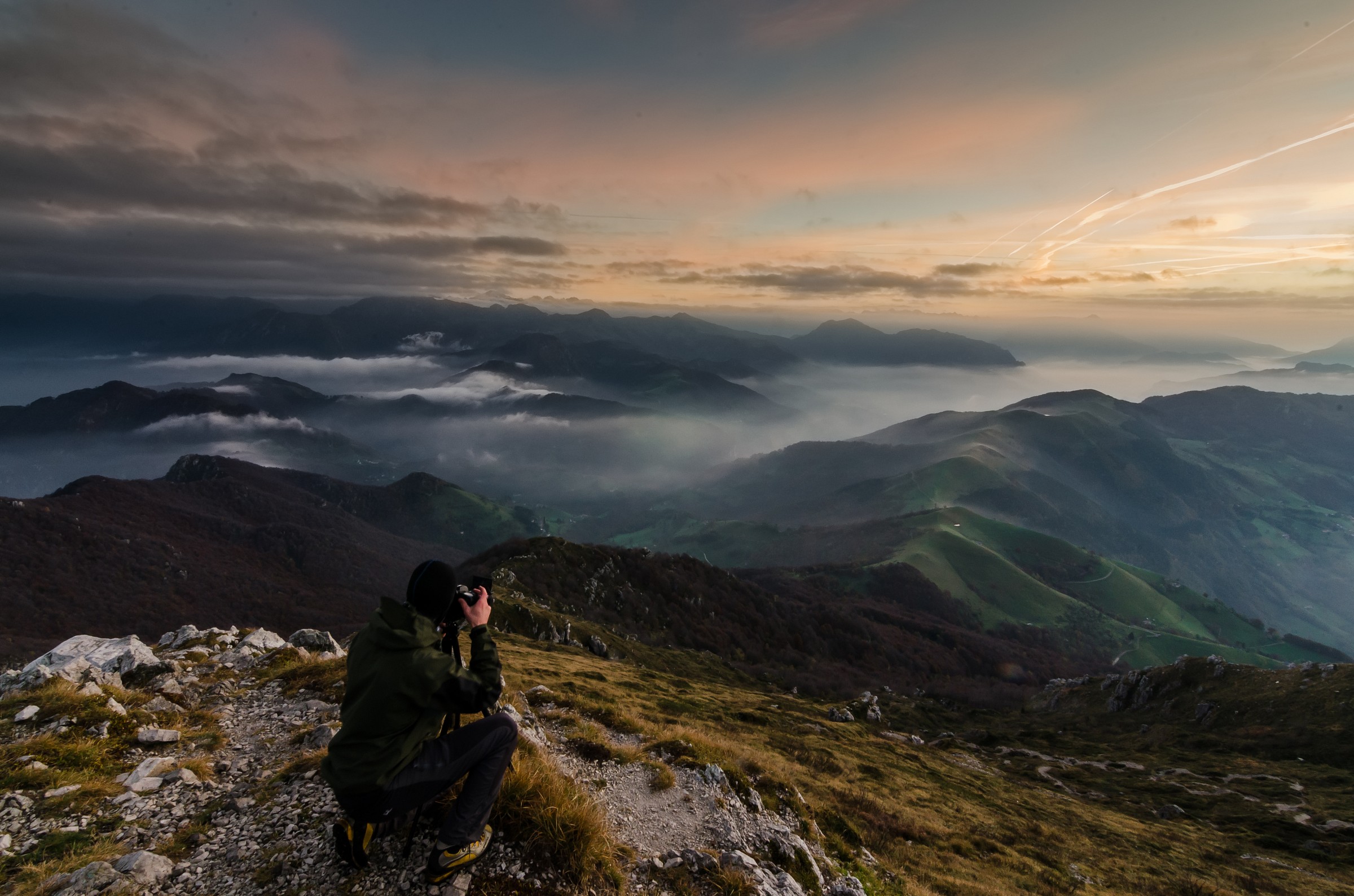 the photographer acts