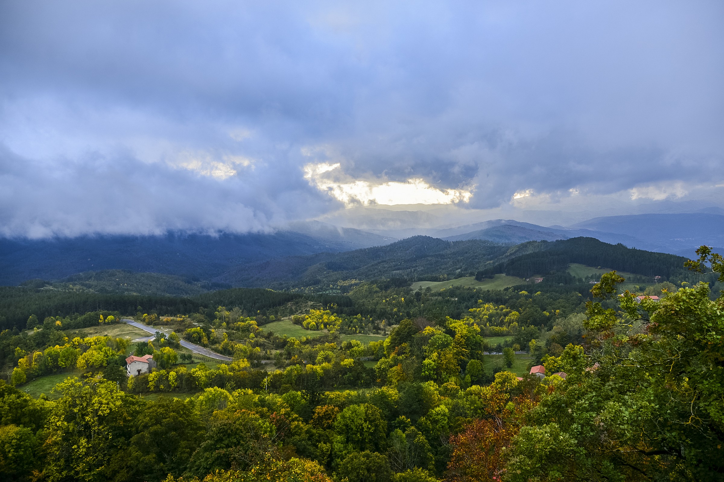 Veduta dall'eremo della Verna