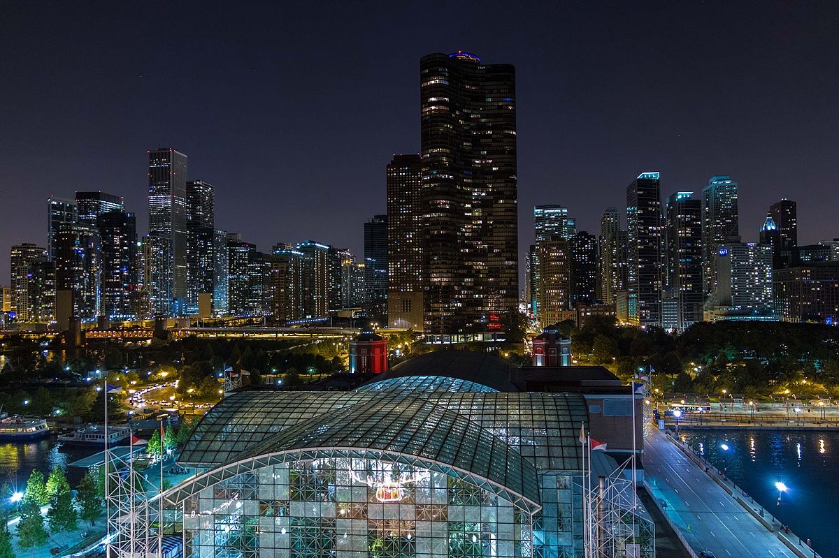 Chicago from the Ferris wheel