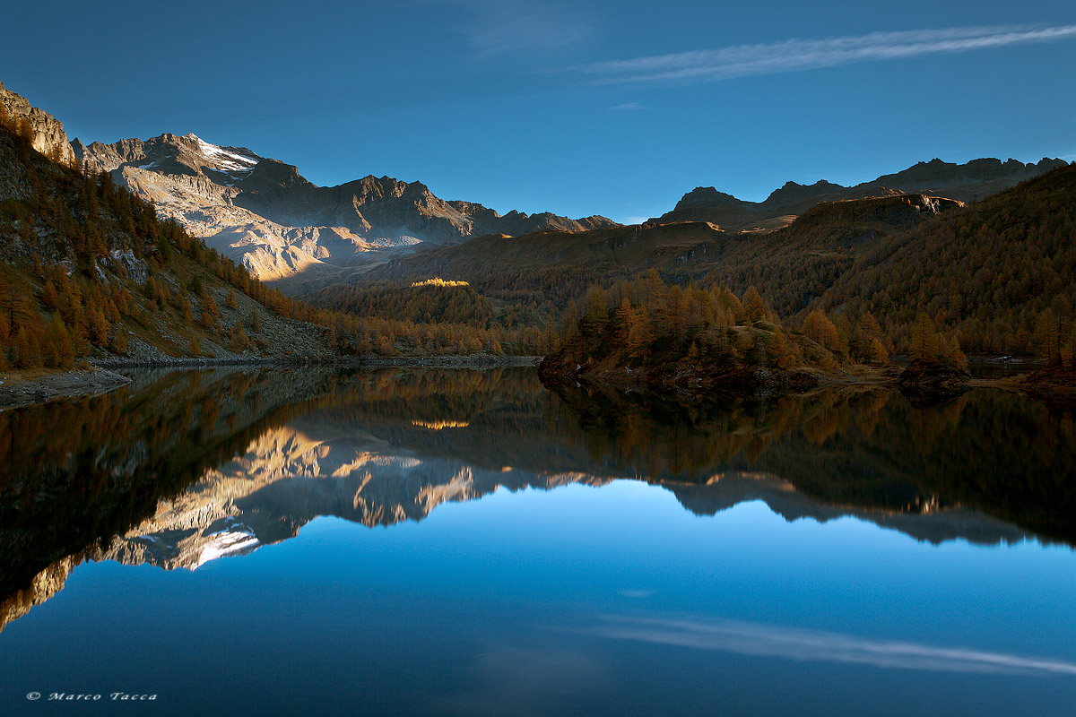 Prime luci del mattino sull'Arbola