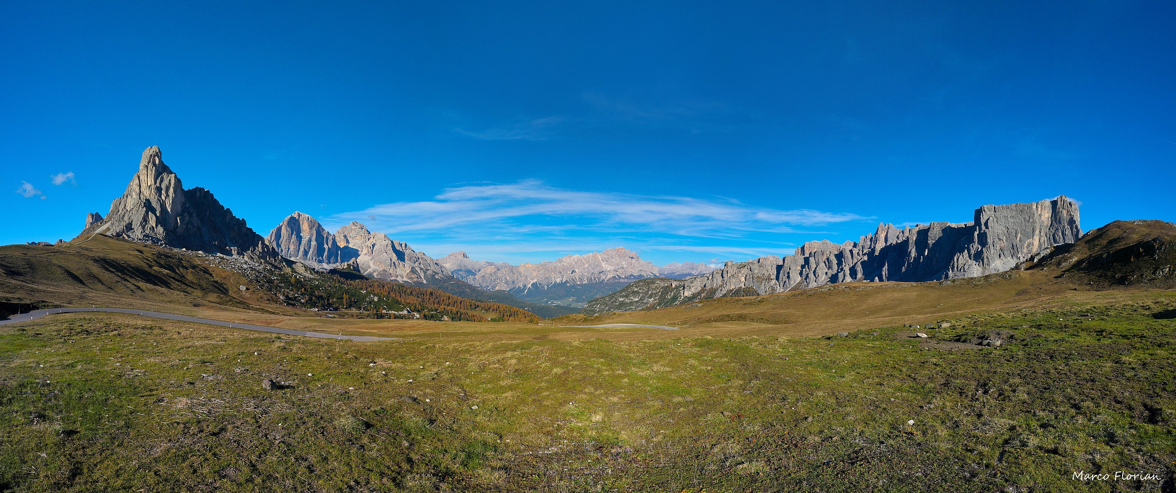 Overview Passo Giau - Dolomites