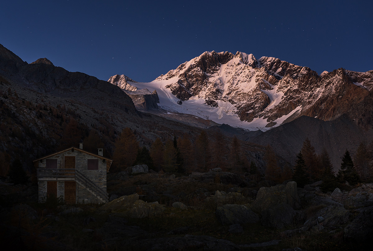 My house under the stars