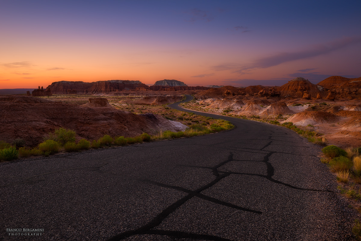 The way to the Goblin Valley