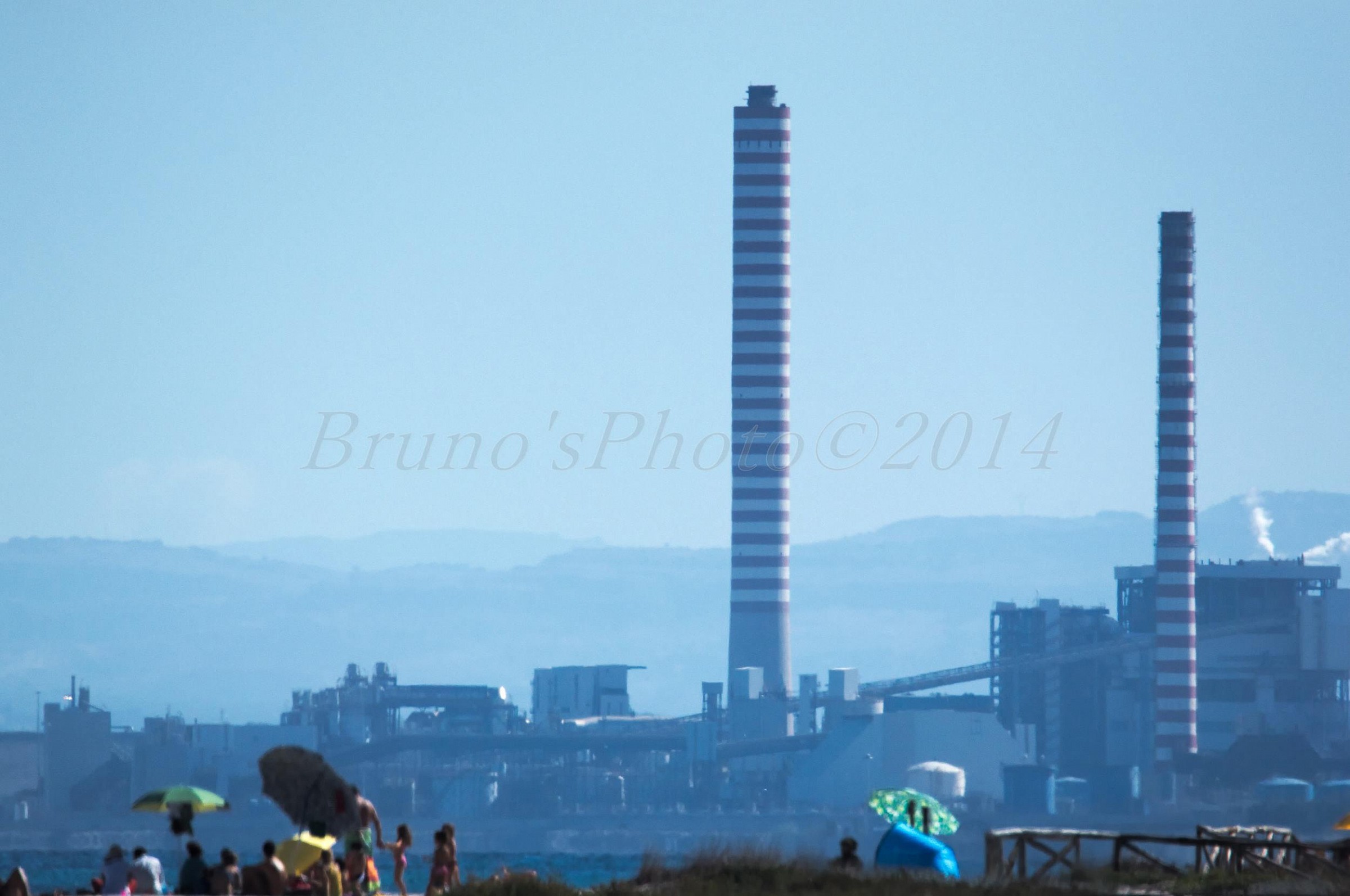 Stintino - The Salt - telephoto effect in the background