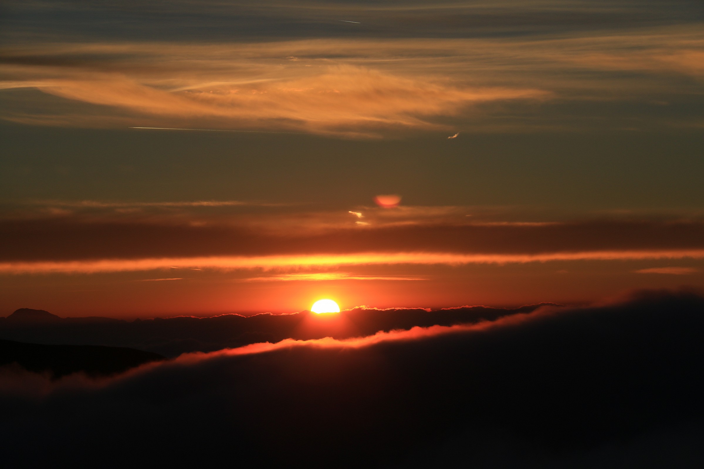 Sunrise on Mount Arera