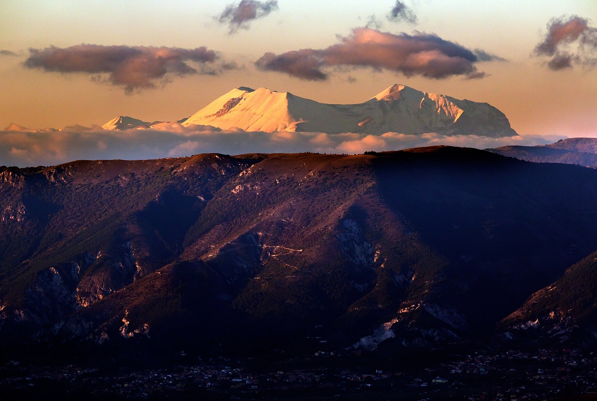First snow on the Carrier