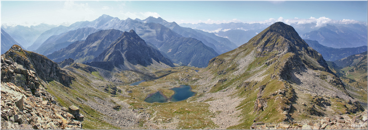 Laghi di Estoul da Punta Valnera