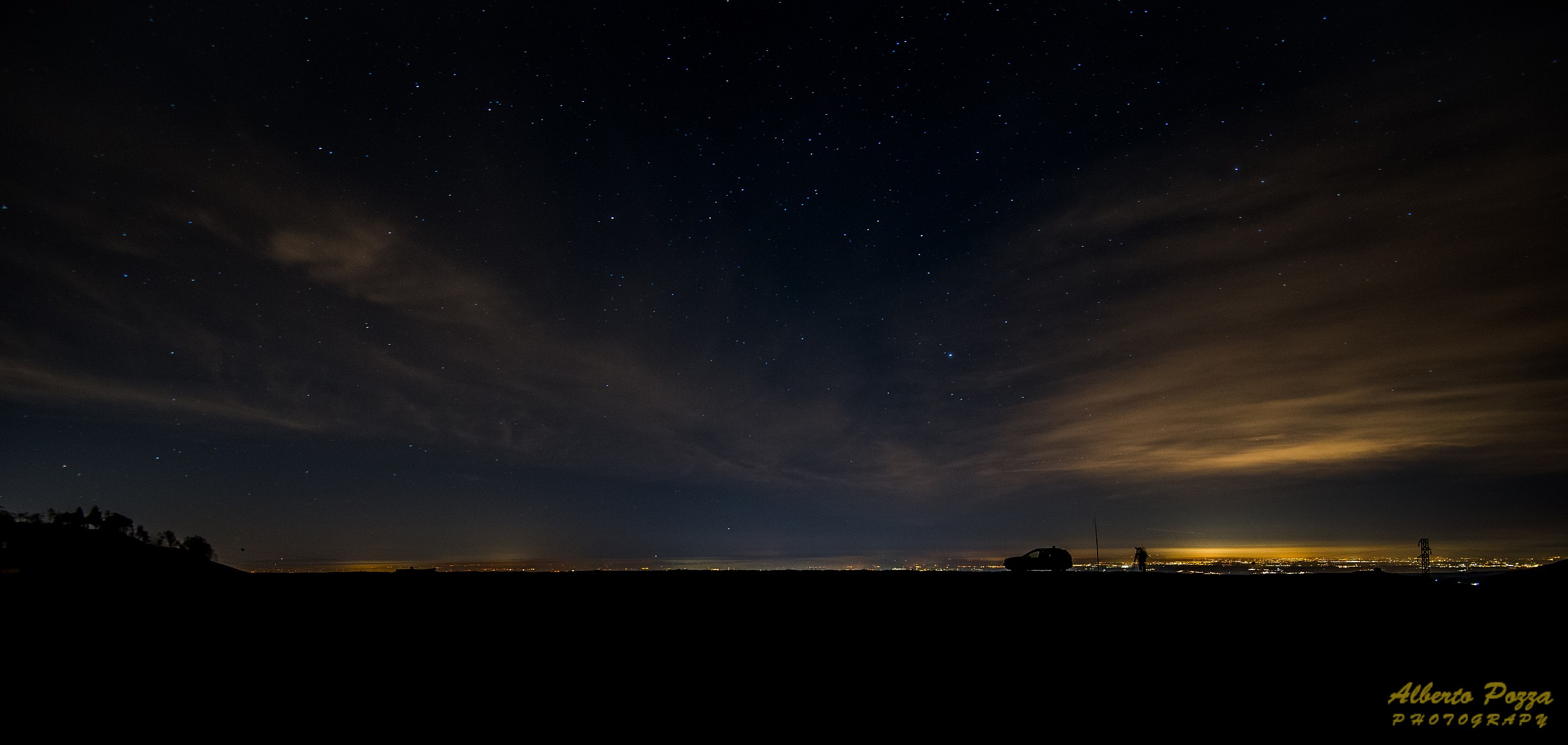 Bielmonte...luci della pianura