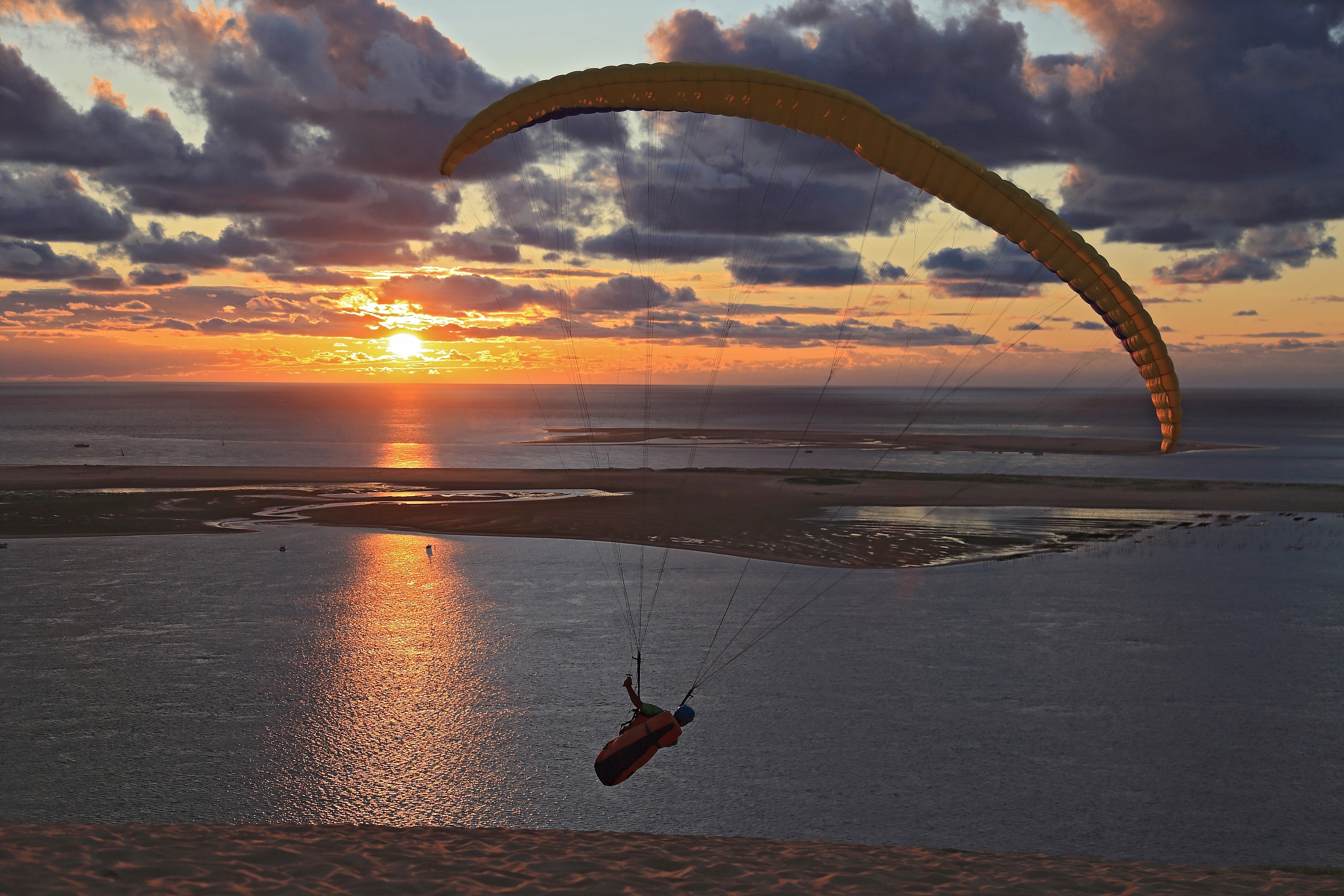 Sunset on the Dune of Pilat