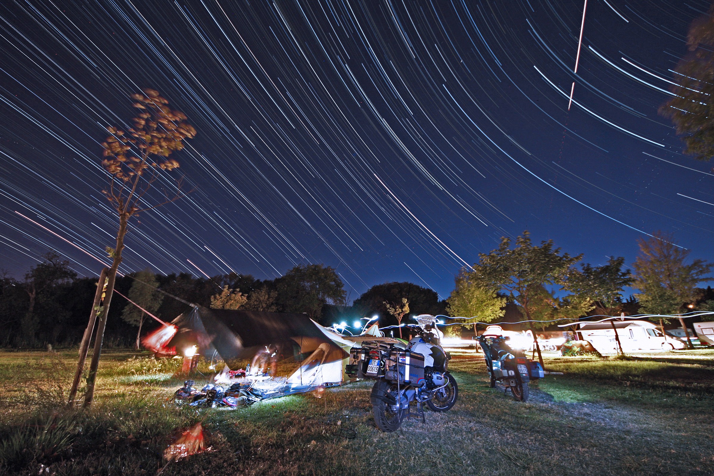 Startrails in the Camargue