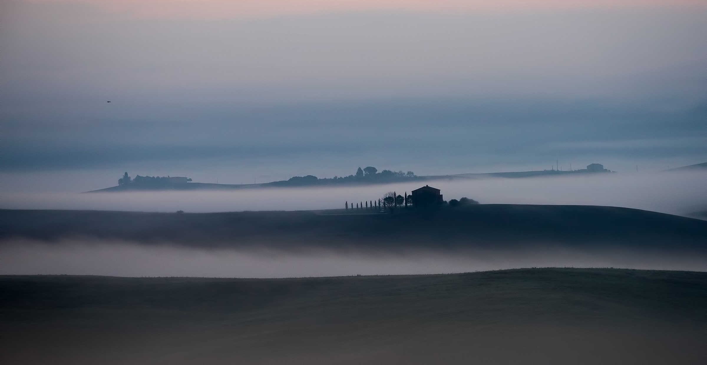 Sunrise in San Quirico d'Orcia