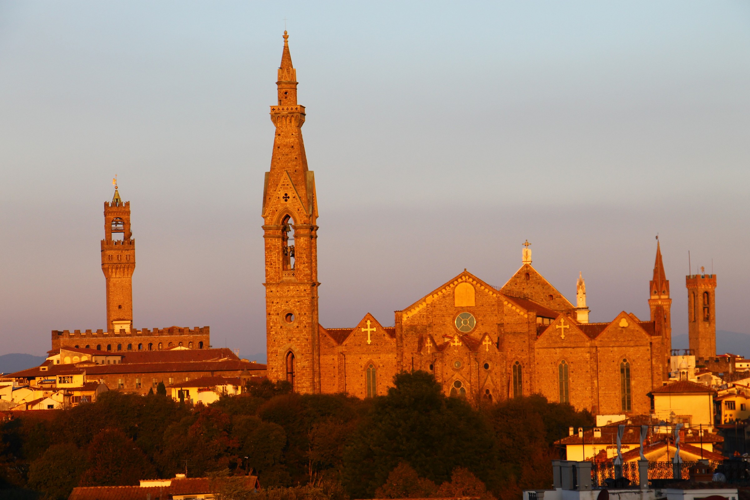 Church of Santa Croce and the Palazzo Vecchio