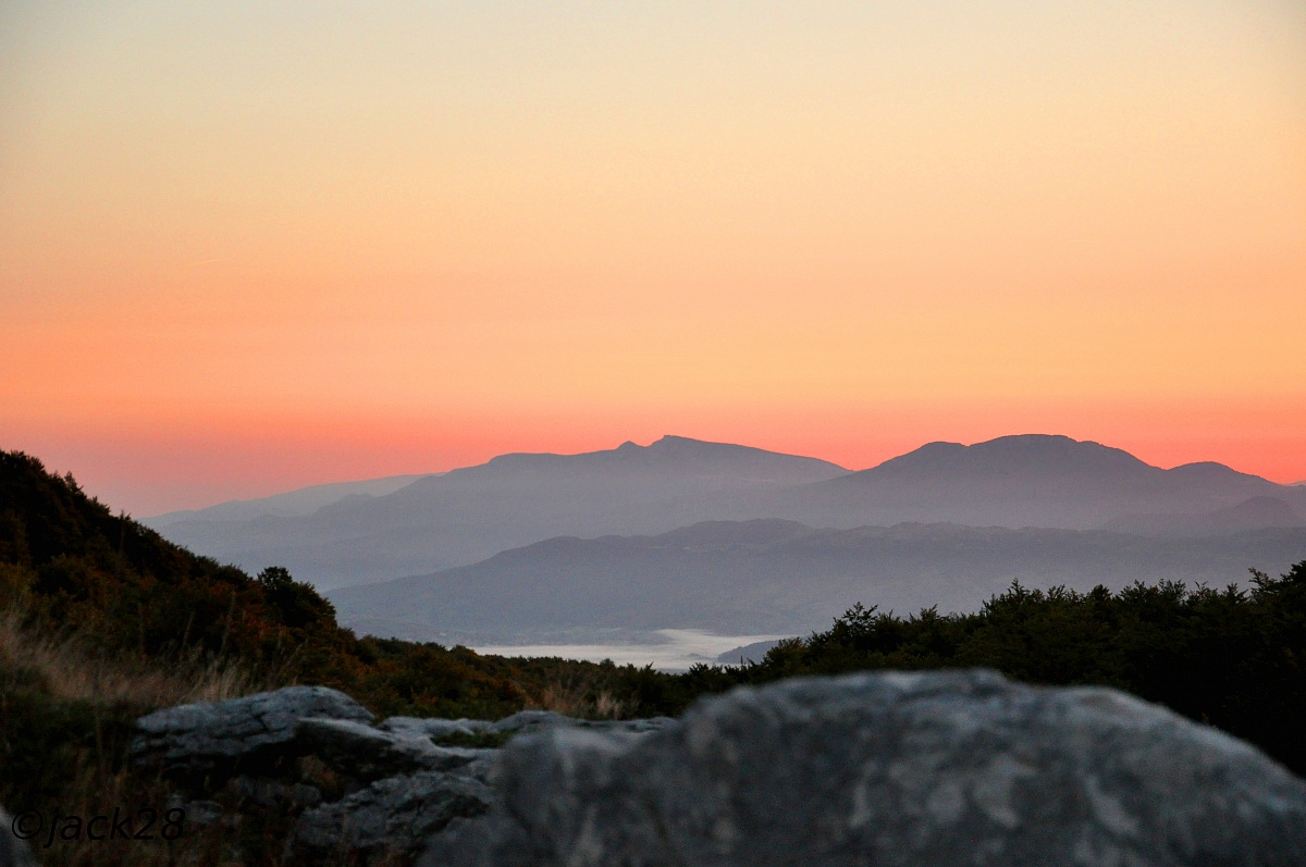 Sunrise from Mainarde