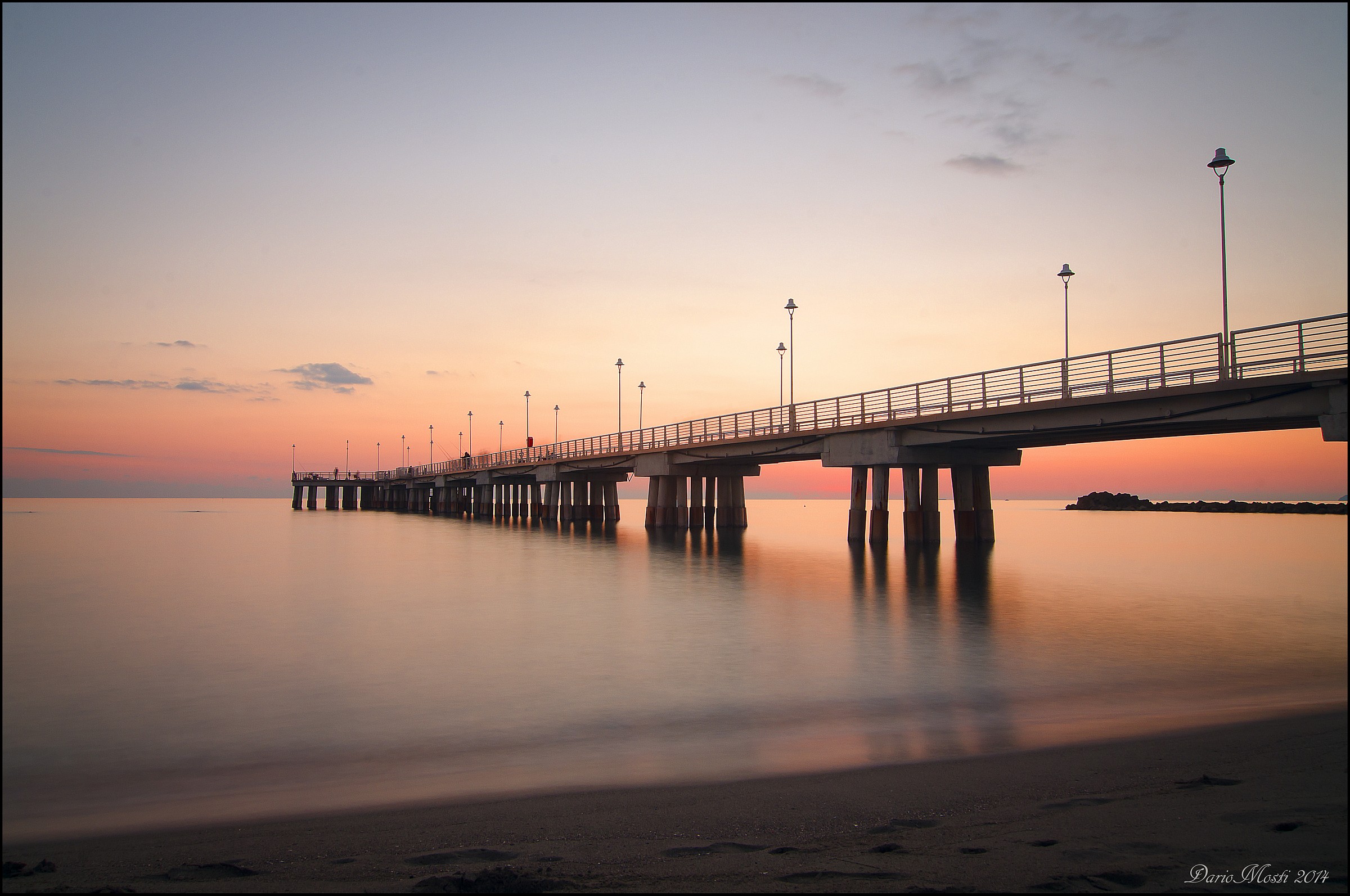 Sunset on the pier